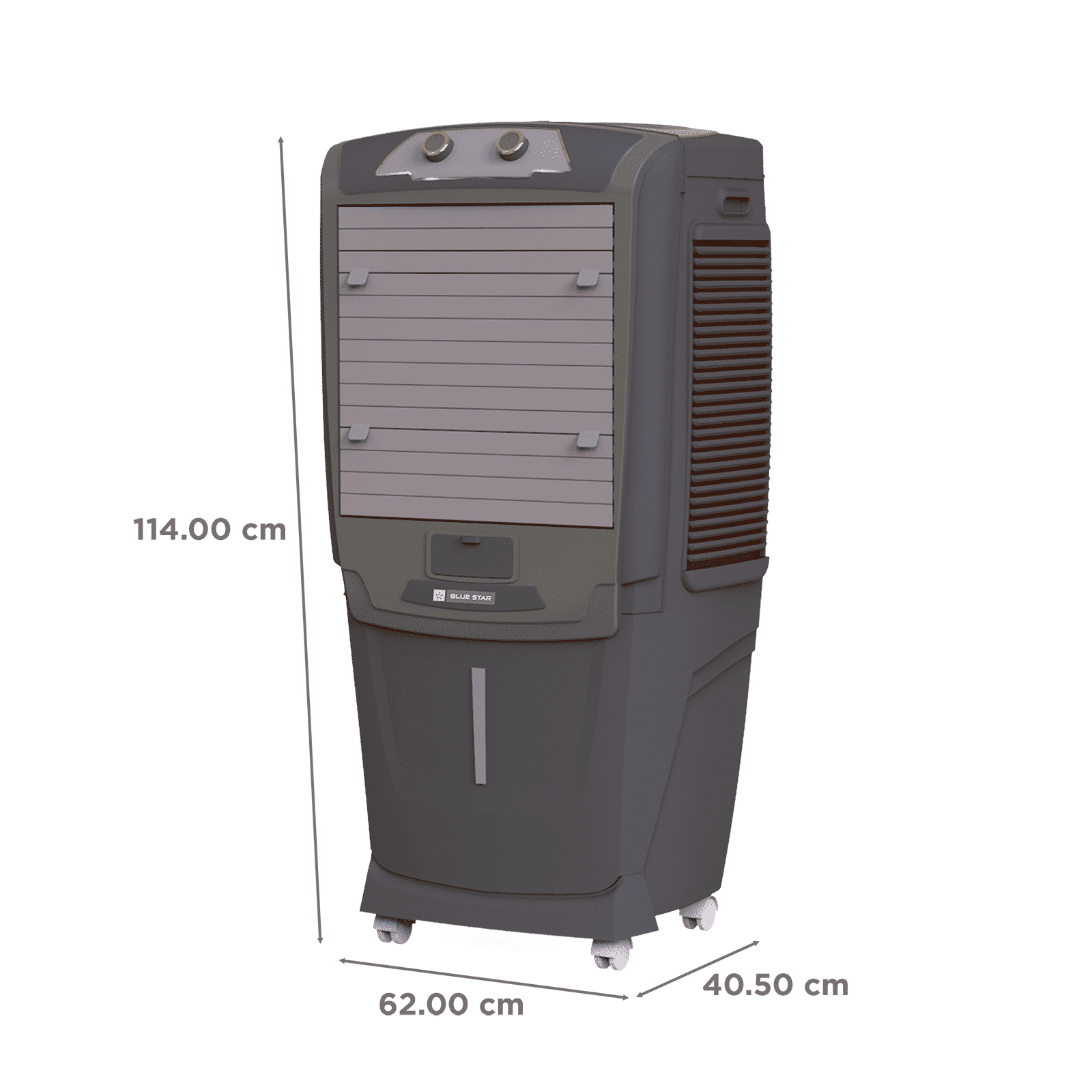 Blue Star Aura Neo 55 Litres Desert Air Cooler with Anti-Microbial Properties (Thermal Overload Protection, Grey) Blue Star Aura Neo 55 Litres Desert Air Cooler with Anti-Microbial Properties (Thermal Overload Protection, Grey)_2