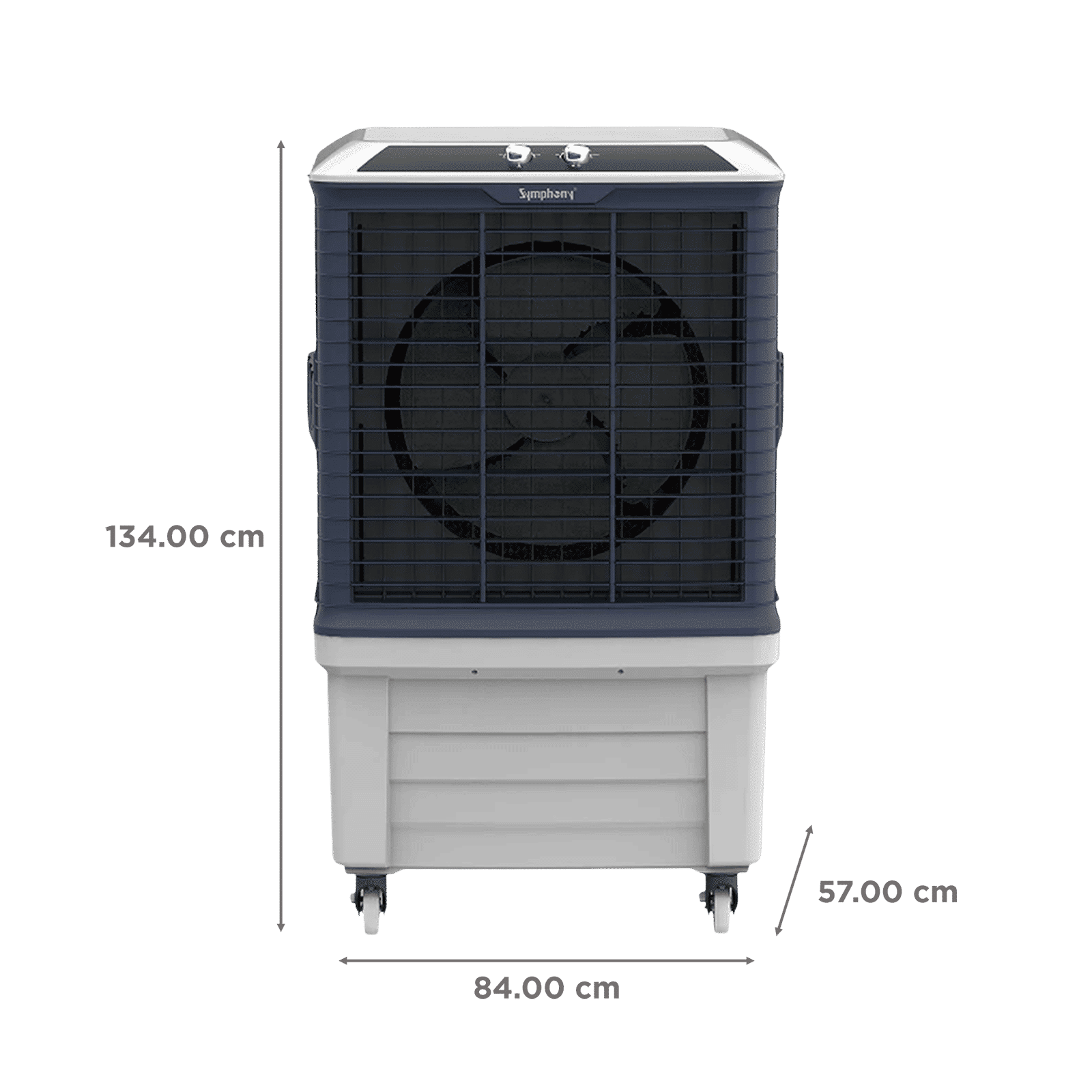 Symphony Bouncer 175 Litres Desert Air Cooler with Auto Louver Movement (Inverter Compatible, White)_2