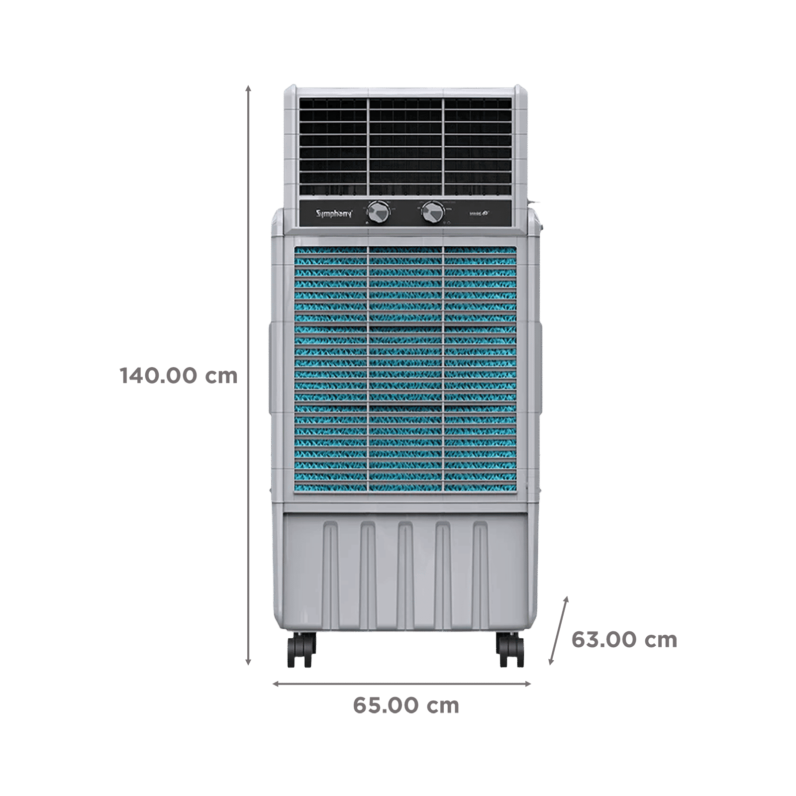 Symphony More 4D 125 Litres Desert Air Cooler with CFD Technology (Inverter Compatible, White & Grey)_2