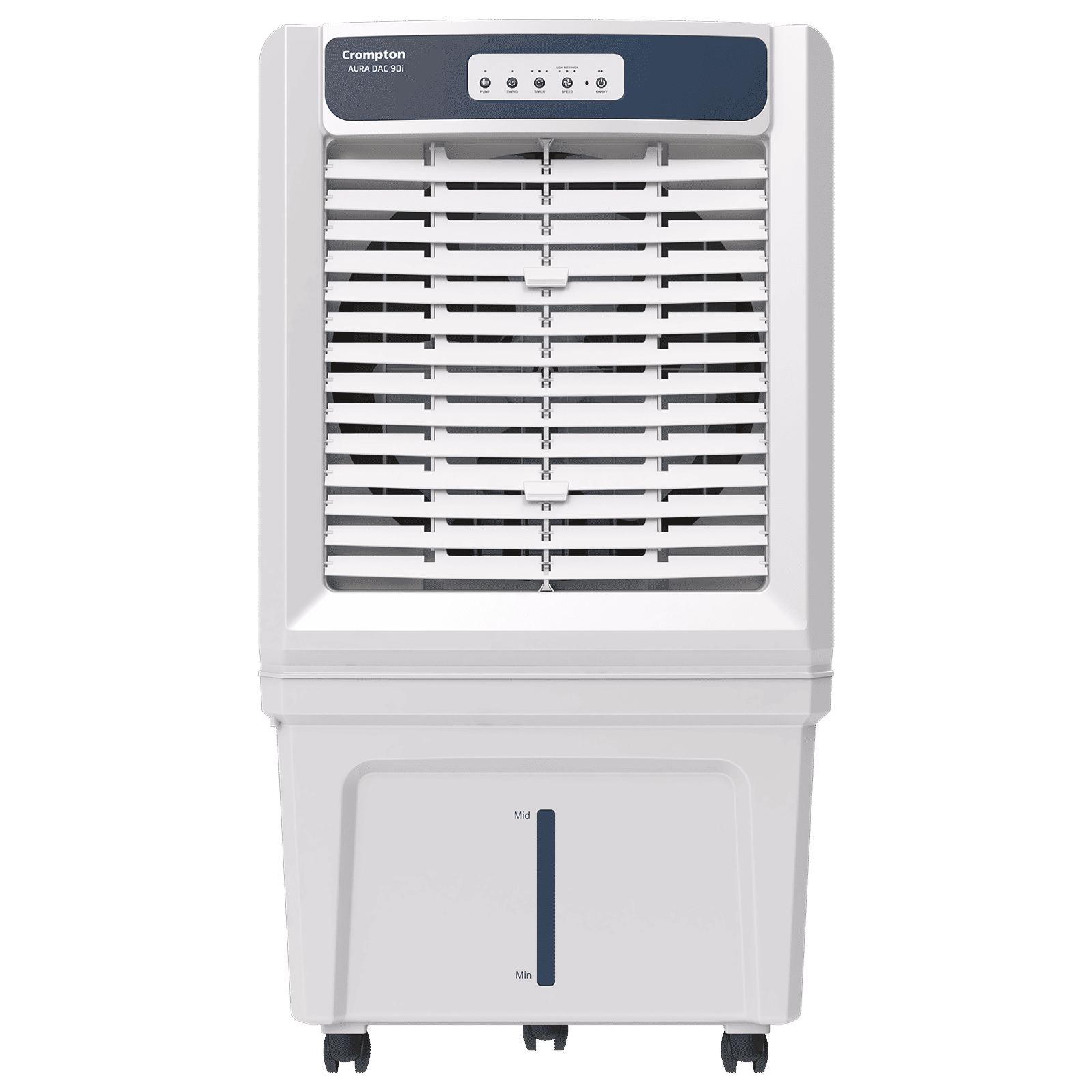 Crompton Aura 90 Litres Desert Air Cooler with Everlast Pump (Auto Swing Louvers, White & Indian Ink)_4