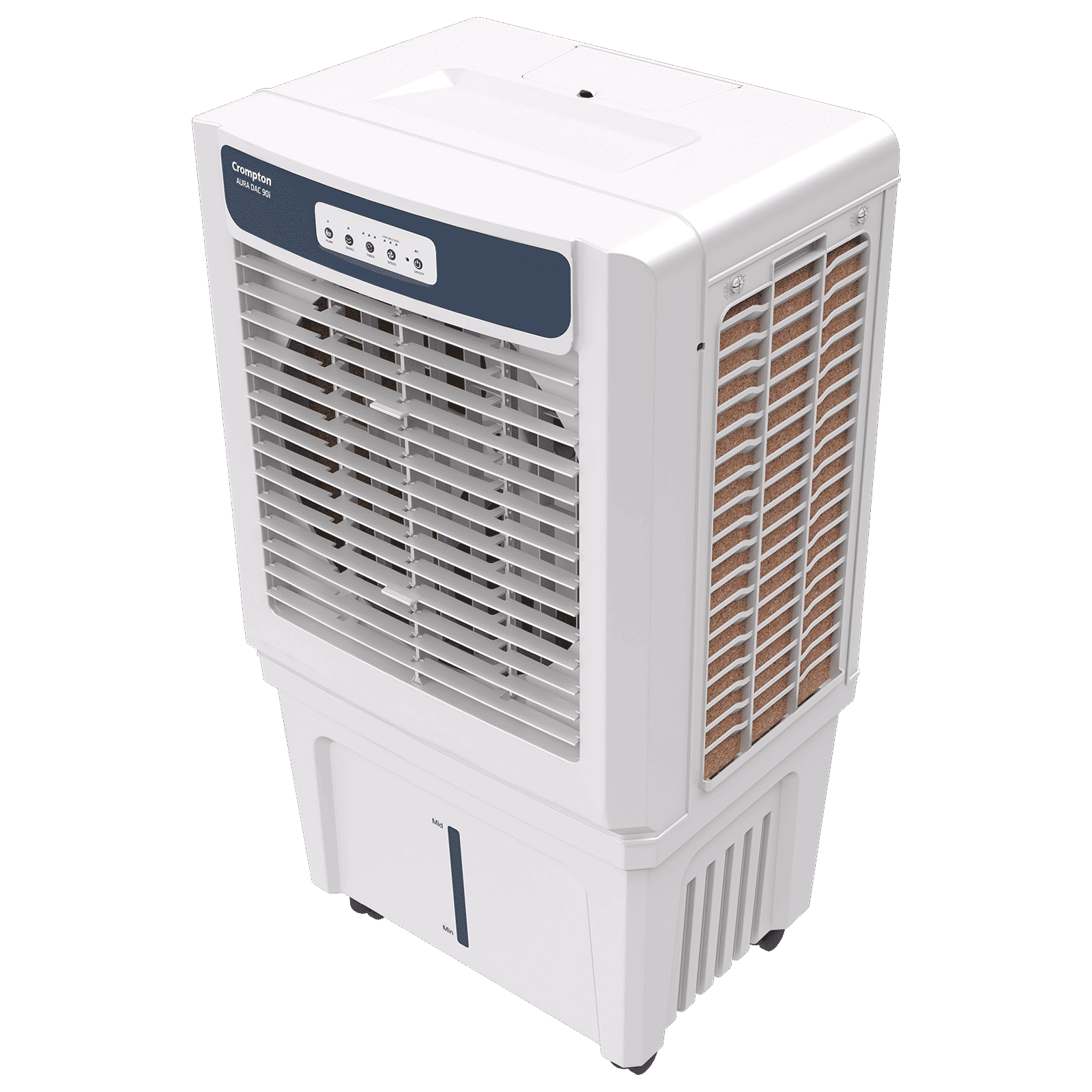 Crompton Aura 90 Litres Desert Air Cooler with Everlast Pump (Auto Swing Louvers, White & Indian Ink)_6