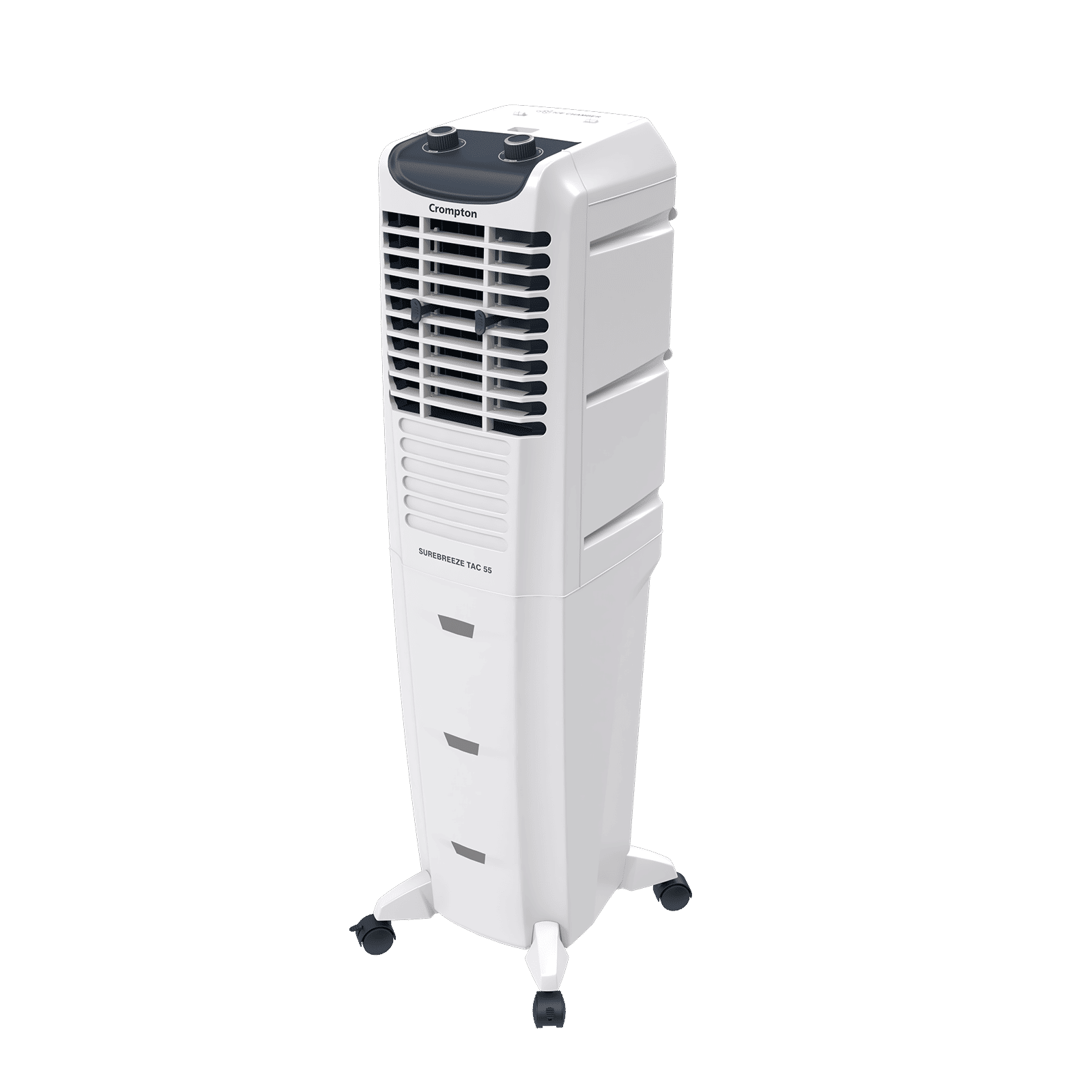 Crompton Sure Breeze 55 Litres Tower Air Cooler with Overload Protection (Ice Chamber, White & Blue)_5