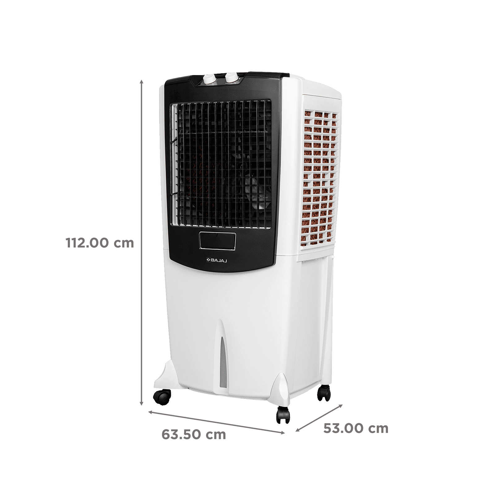 Bajaj Shield Series Mighty 104 Litres Desert Air Cooler with Turbo Fan Technology (Antibacterial Honeycomb Technology, White)_2