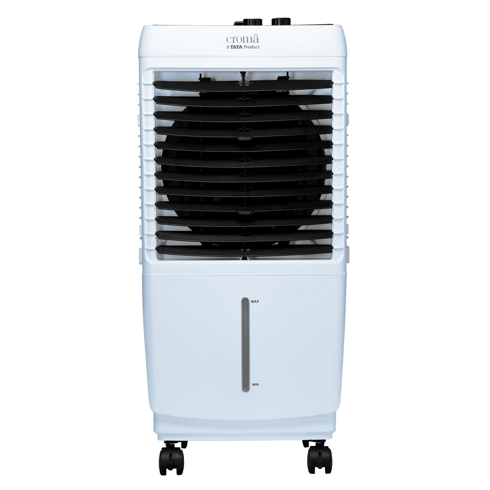 Croma 50 Litres Mini Desert Air Cooler with Ice Chamber (Antibacterial Honeycomb Pads, White)_1