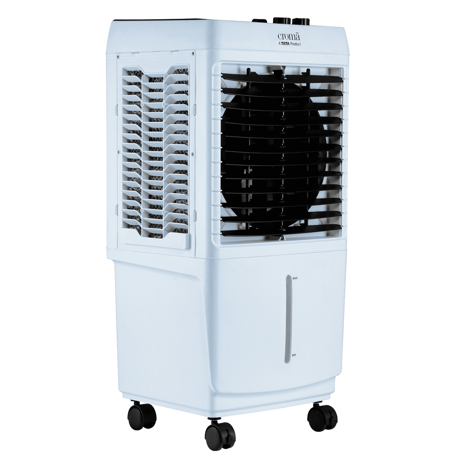 Croma 50 Litres Mini Desert Air Cooler with Ice Chamber (Antibacterial Honeycomb Pads, White)_3
