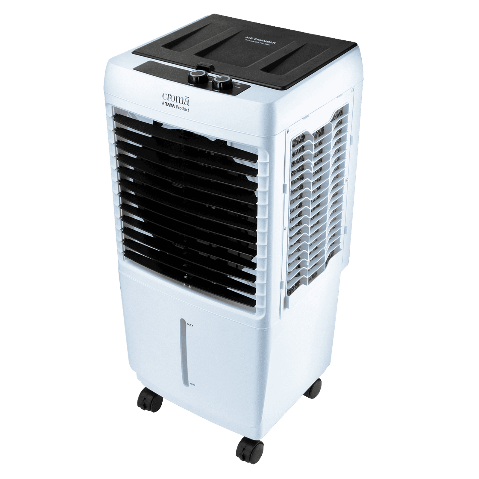 Croma 50 Litres Mini Desert Air Cooler with Ice Chamber (Antibacterial Honeycomb Pads, White)_4