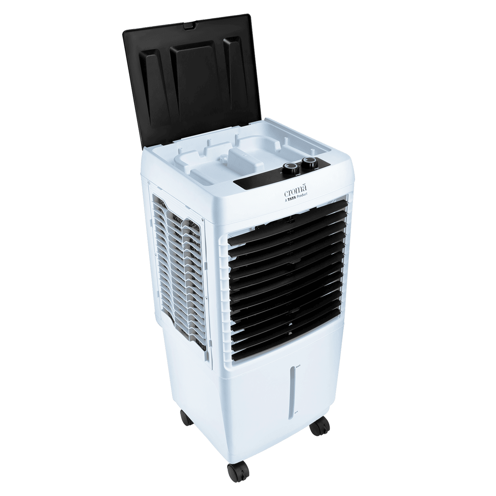 Croma 50 Litres Mini Desert Air Cooler with Ice Chamber (Antibacterial Honeycomb Pads, White)_7