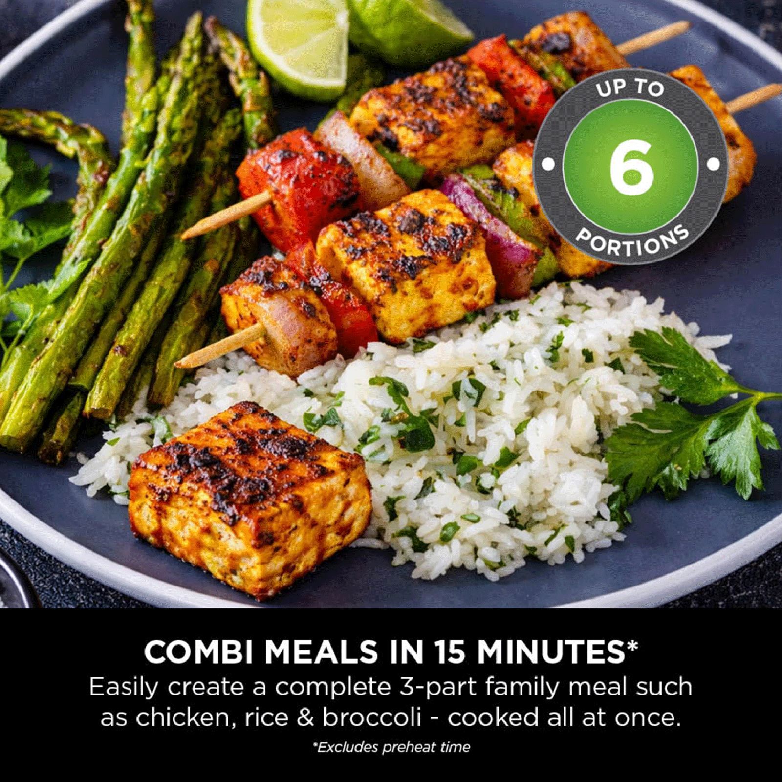 Ninja Combi HyperSteam 12.5L 1780 Watt Digital Multi-Cooker, Oven & Air Fryer with Hot Air Technology (Sea Salt Grey) Ninja Combi HyperSteam 12.5L 1780 Watt Digital Multi-Cooker, Oven & Air Fryer with Hot Air Technology (Sea Salt Grey)_7