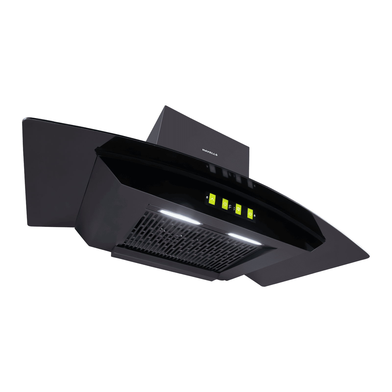 Havells Canis Neo 90 cm 1600 m3/hr Ducted Auto Clean Wall Mounted Chimney With Hand Wave Controls (Black)_5