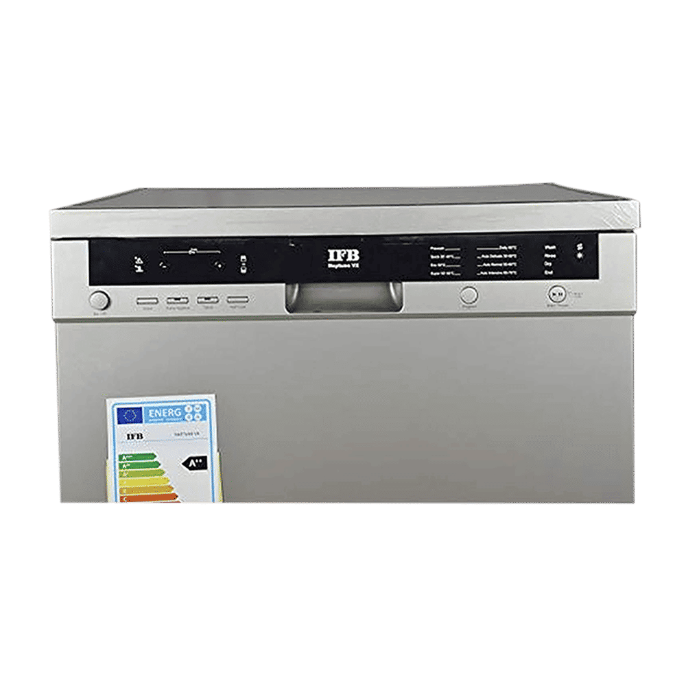 IFB Neptune VX 12 Place Settings Free Standing Dishwasher with Hot Water Wash (Dark Silver)_4