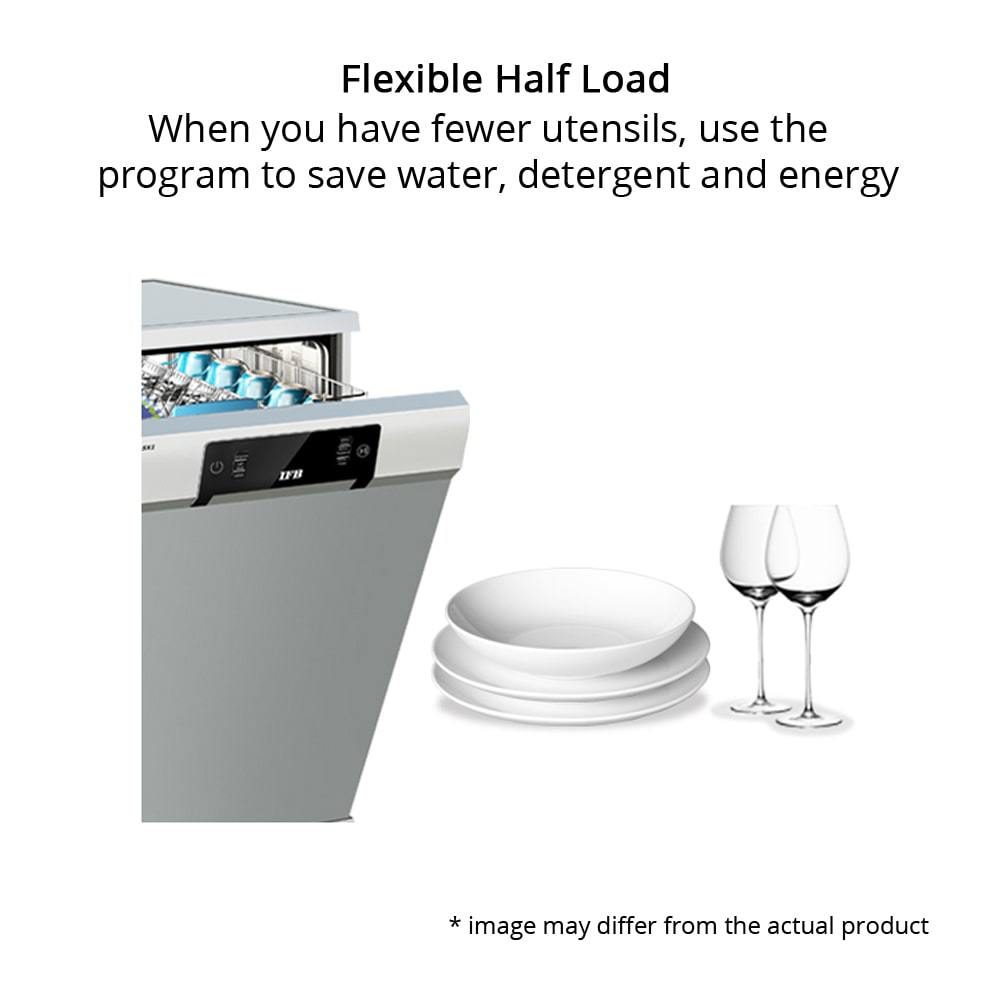 IFB Neptune SX1 15 Place Settings Free Standing Dishwasher with Hot Water Wash (Stainless Steel)_14