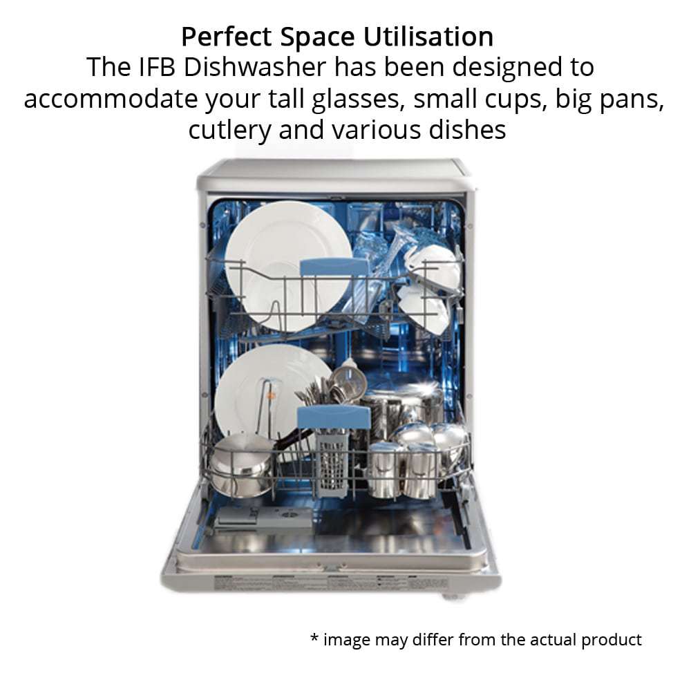 IFB Neptune SX1 15 Place Settings Free Standing Dishwasher with Hot Water Wash (Stainless Steel)_16