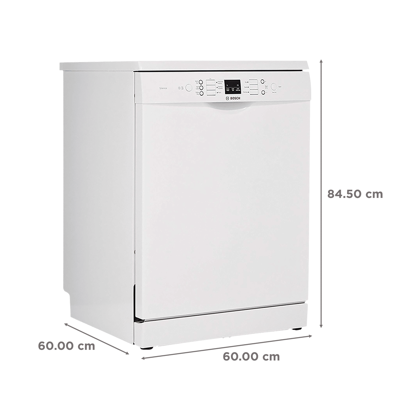 BOSCH Series 6 13 Place Settings Free Standing Dishwasher with Glass Protection Technology (White)_2
