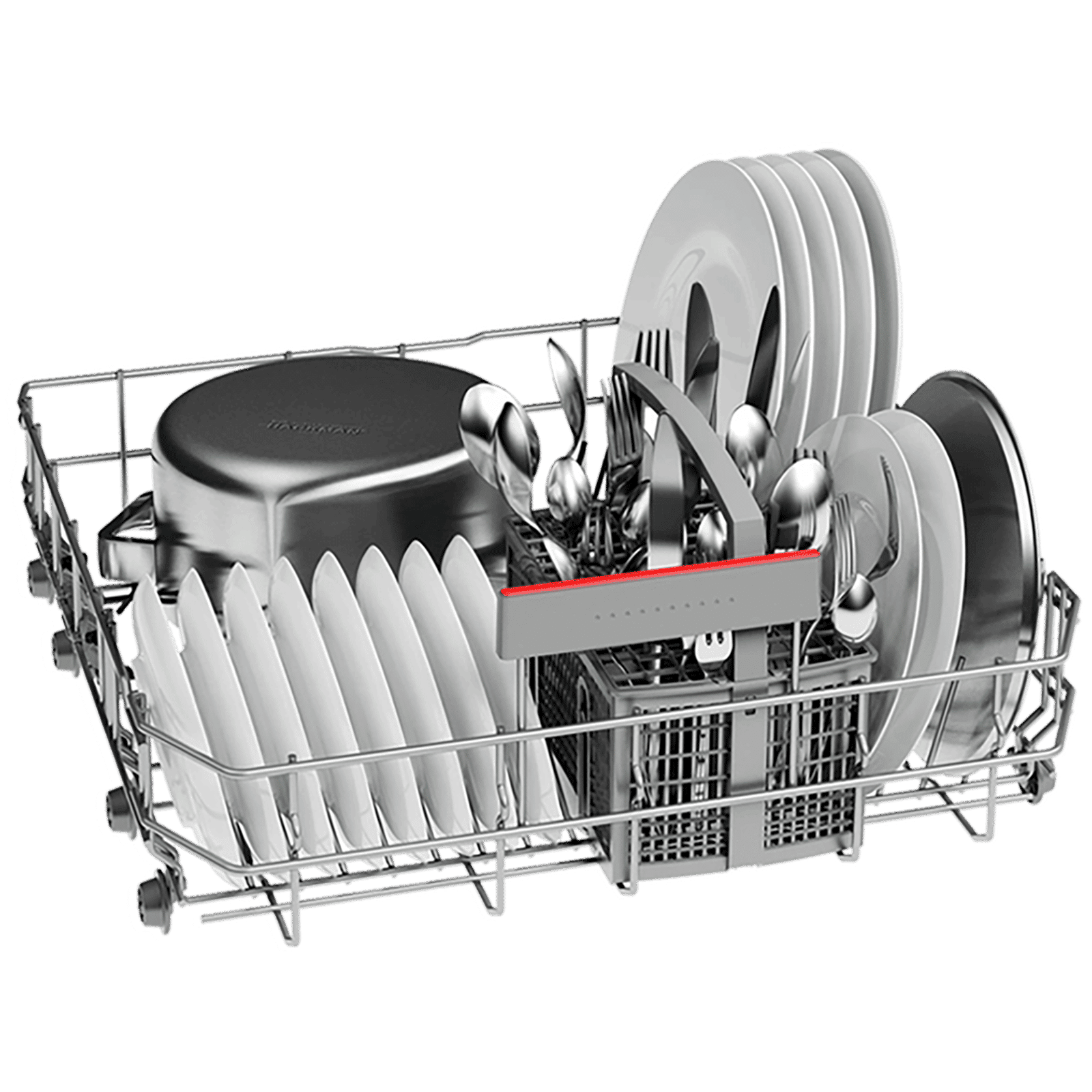 BOSCH Series 6 13 Place Settings Free Standing Dishwasher with Glass Protection Technology (Silver Inox)_5