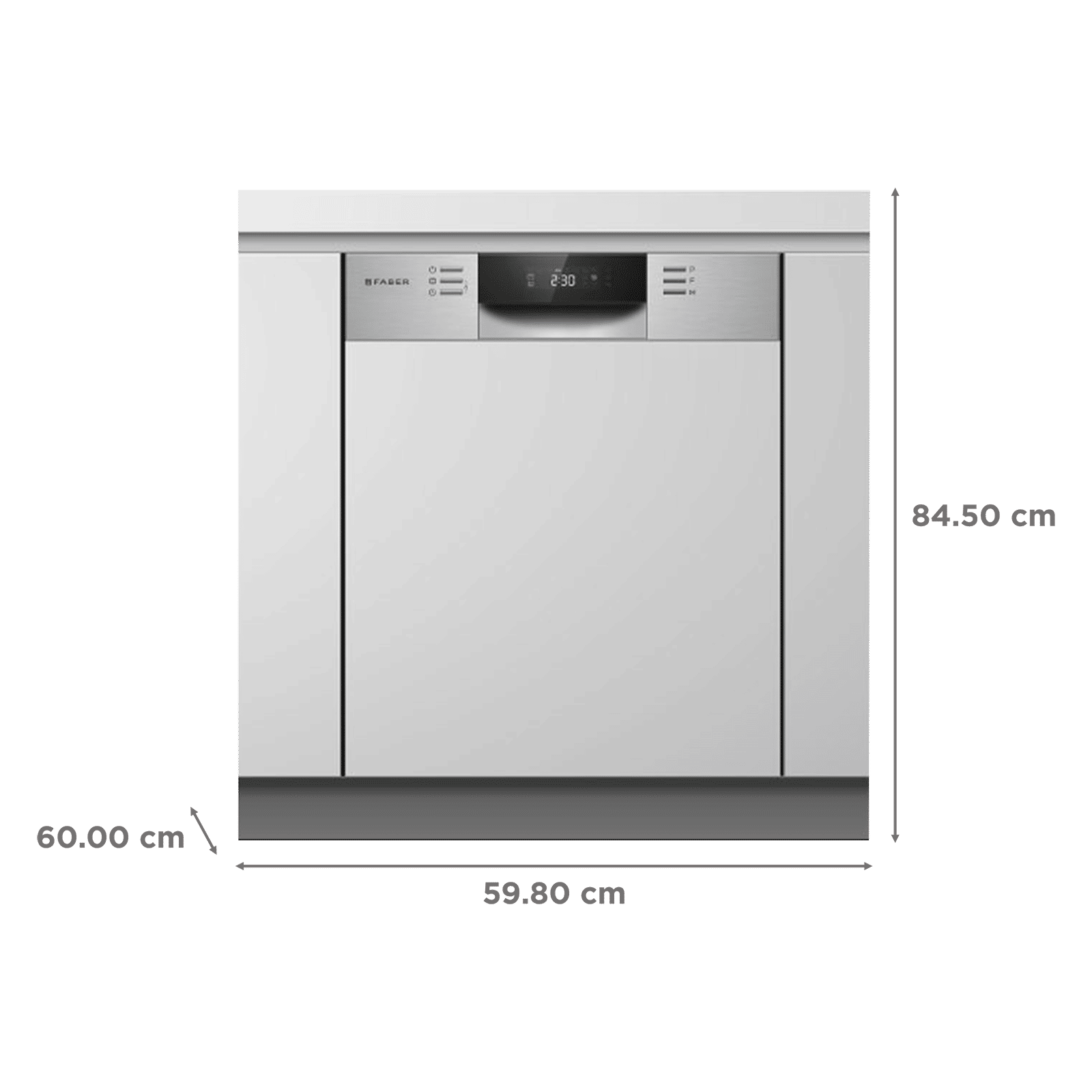 FABER FSID 8PR 14S 14 Place Settings Built-in Dishwasher with Salt & Rinse Aid Indicators (Stainless Steel) FABER FSID 8PR 14S 14 Place Settings Built-in Dishwasher with Salt & Rinse Aid Indicators (Stainless Steel)_2