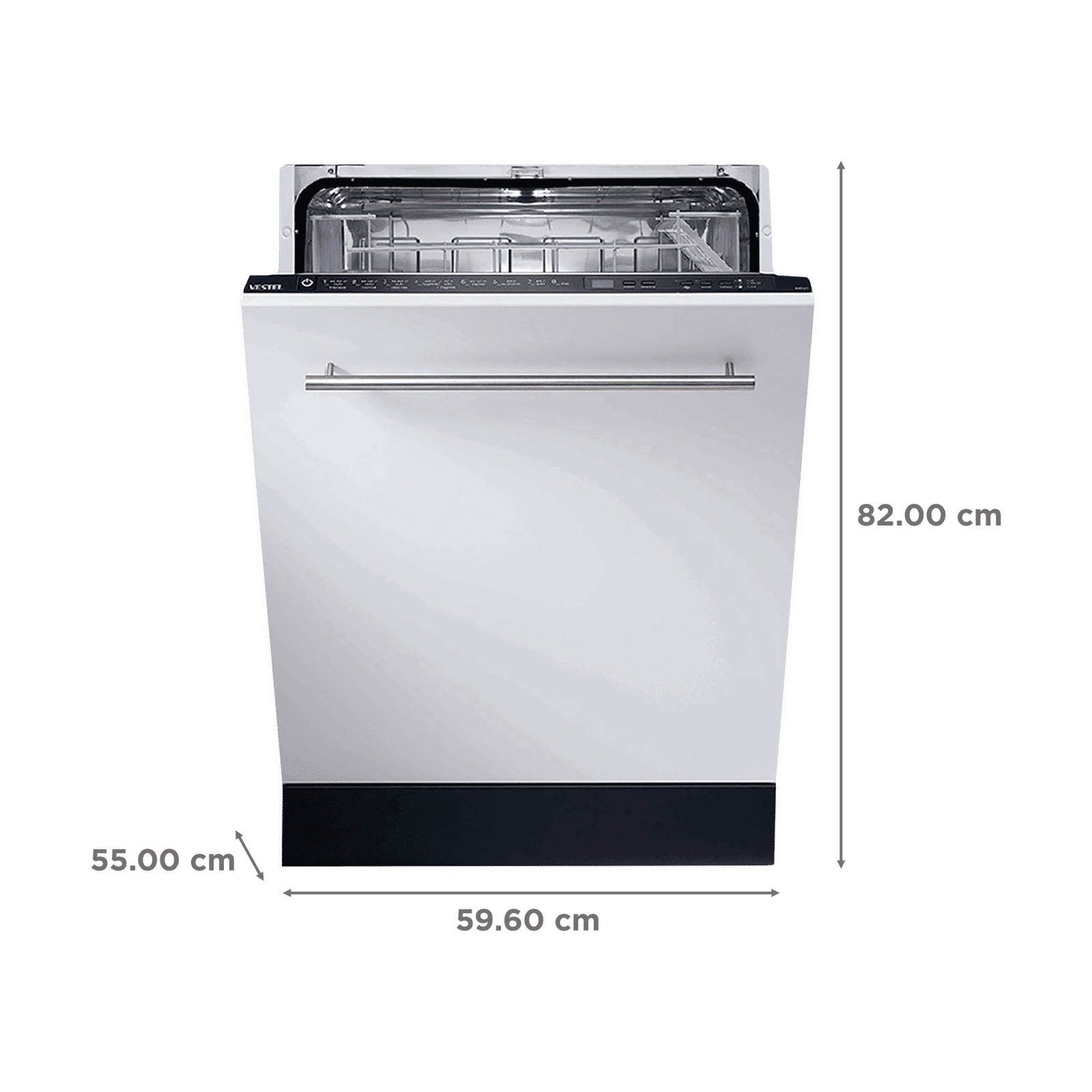 IFB Neptune BI 12 Place Settings Built-in Dishwasher with Hot Water Wash (Silver)_2
