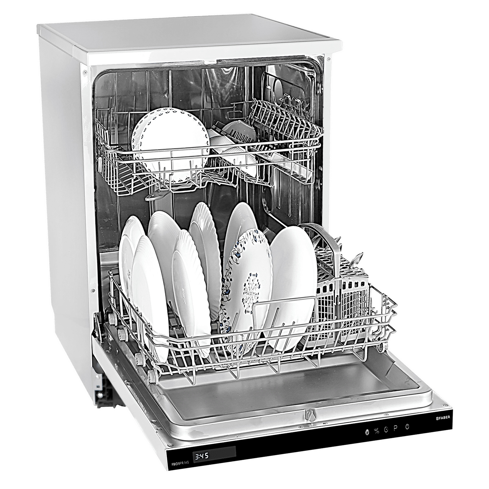 FABER FBID 8PR 14S 14 Place Settings Built-in Dishwasher with Salt & Rinse Aid Indicators (Stainless Steel)_9