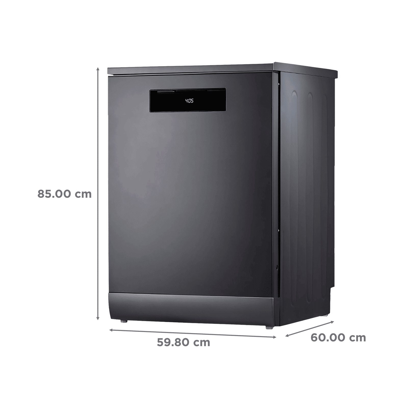 VOLTAS beko 15 Place Settings Free Standing Smart Dishwasher with Dirt Sensor (Anthracite)_2