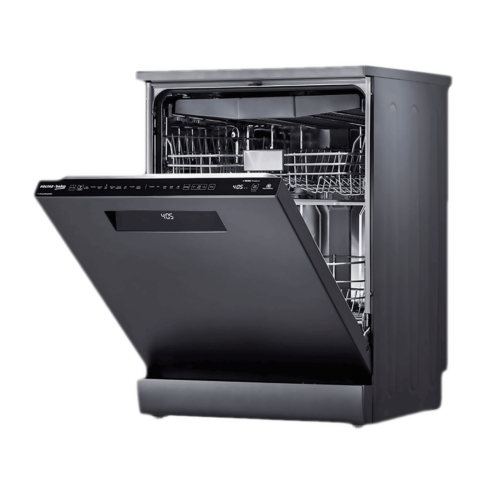 VOLTAS beko 15 Place Settings Free Standing Smart Dishwasher with Dirt Sensor (Anthracite)_5
