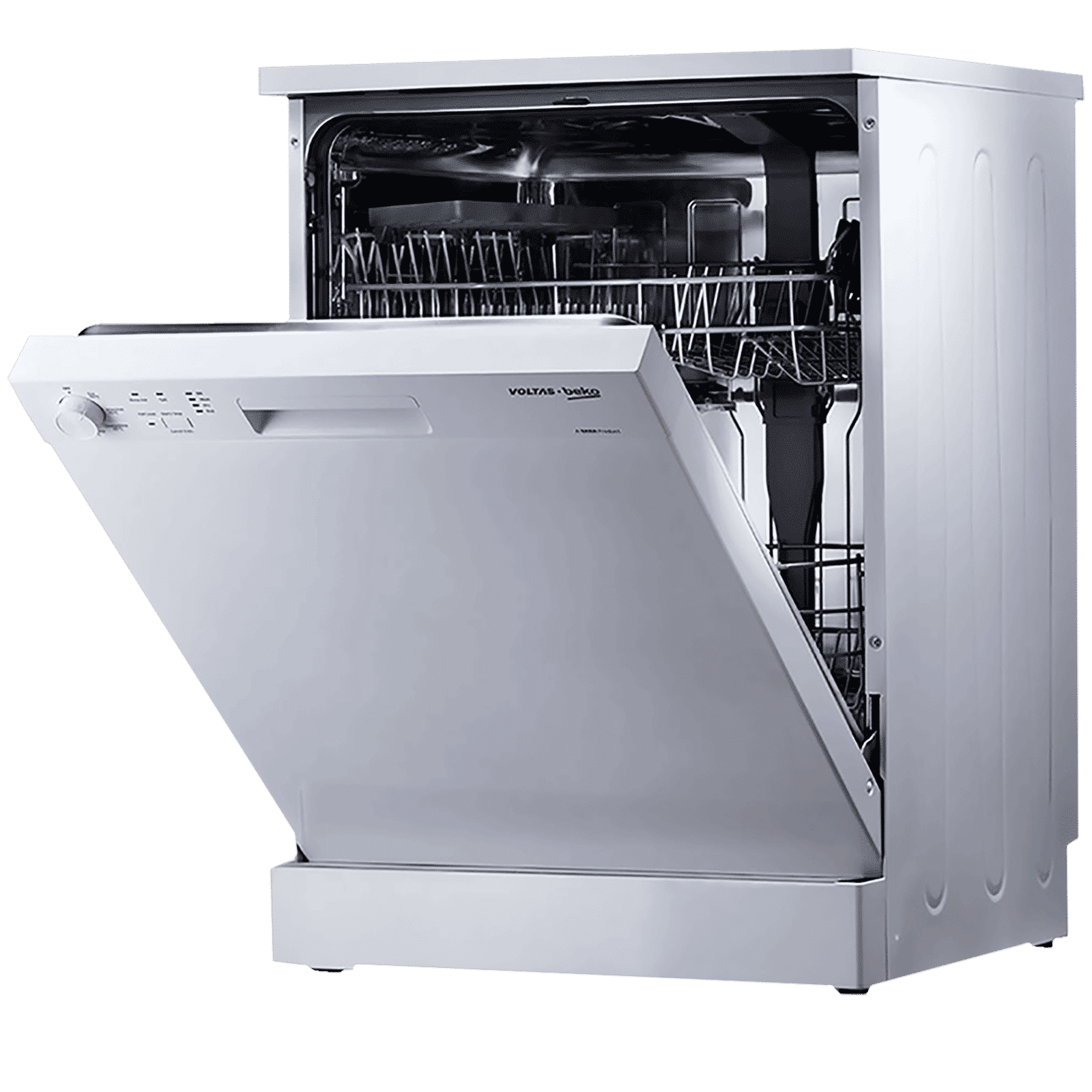 VOLTAS beko 14 Place Settings Free Standing Dishwasher with 2 Spray Levels (No Pre-rinse Required, White)_11