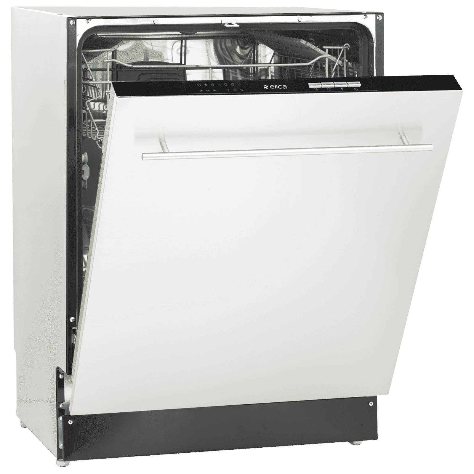 elica WQP12-7711 12 Place Settings Built-in Dishwasher with On Device Control (Stainless Steel)_1