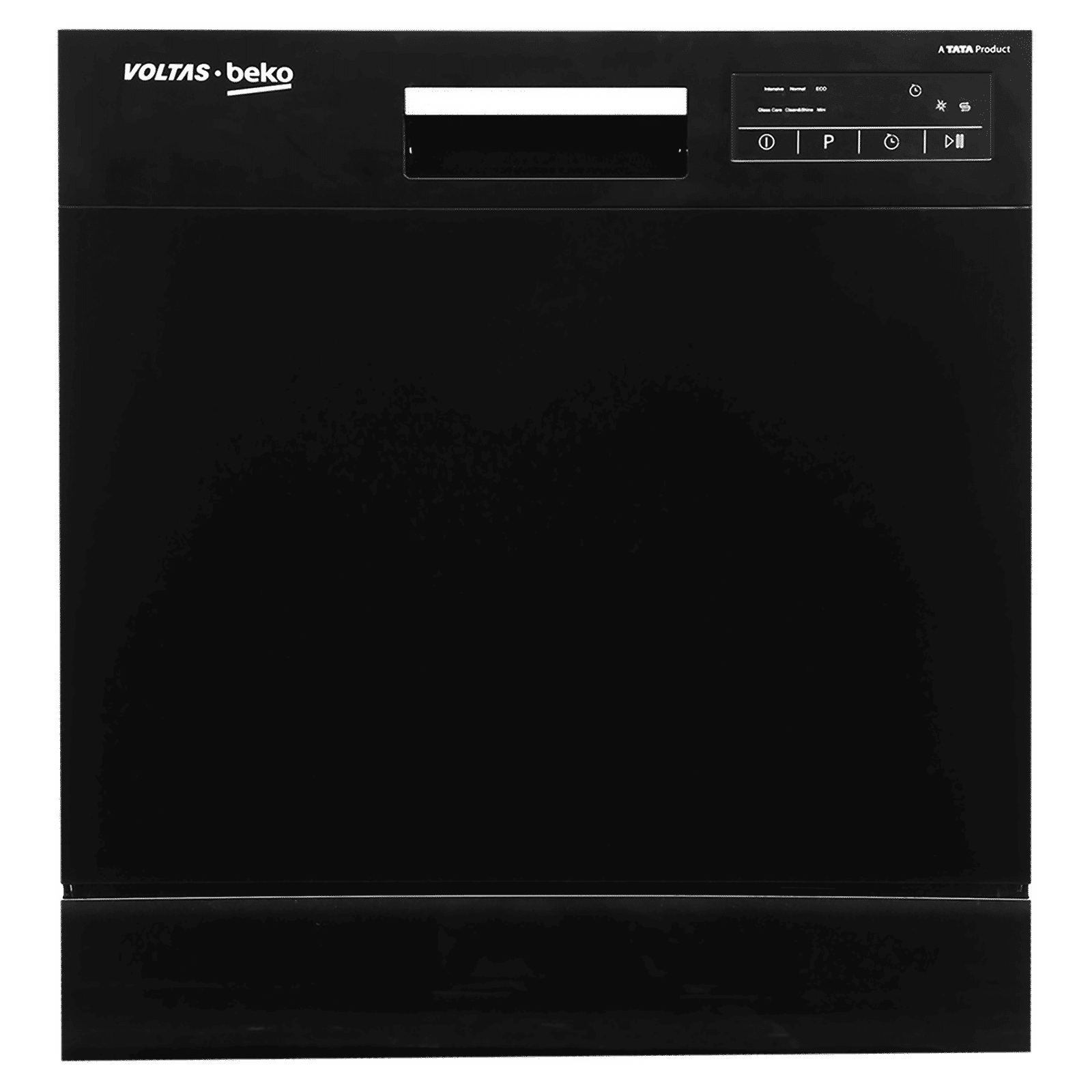 VOLTAS beko 8 Place Settings Free Standing Dishwasher with 2 Spray Levels (No Pre-rinse Required, Black) VOLTAS beko 8 Place Settings Free Standing Dishwasher with 2 Spray Levels (No Pre-rinse Required, Black)_1