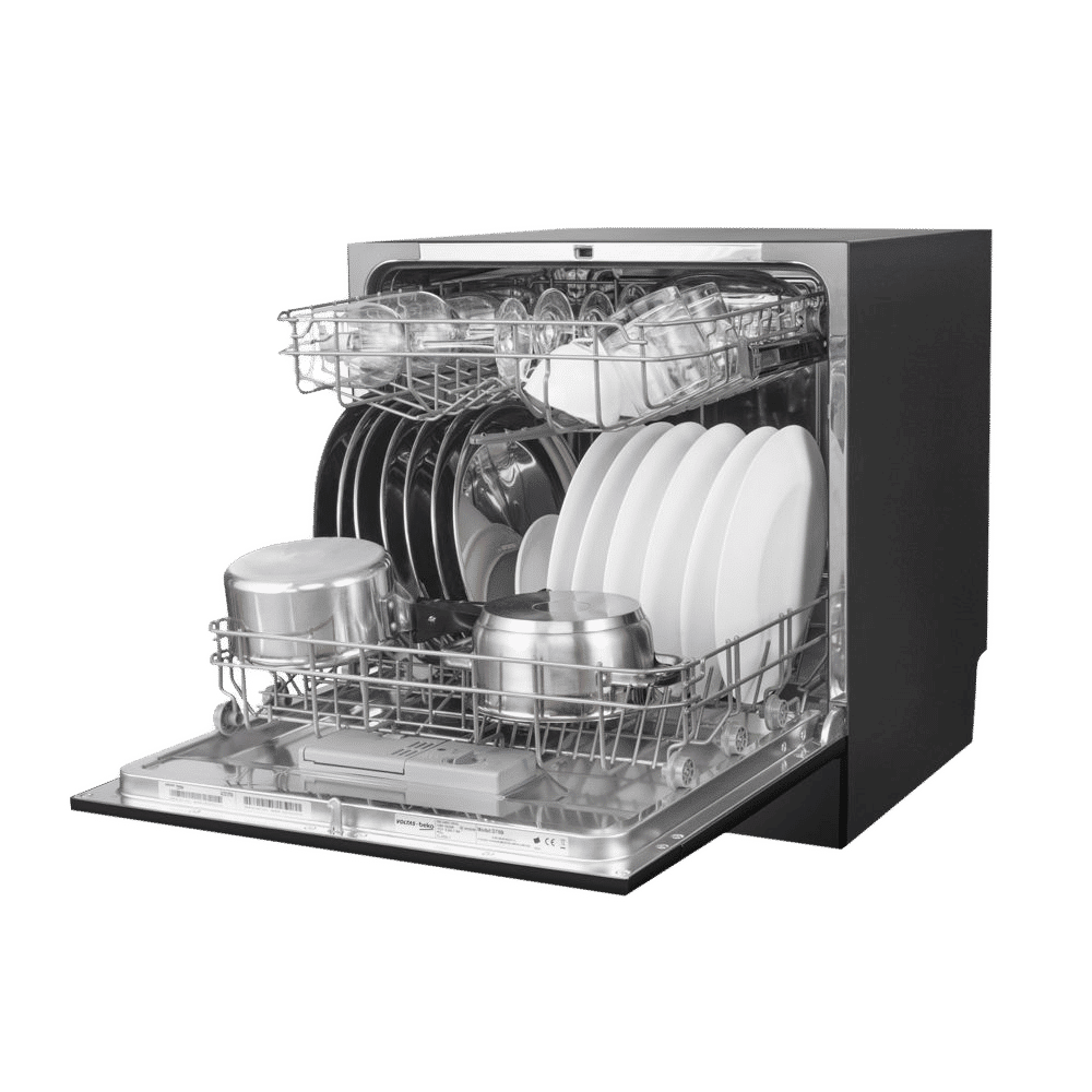 VOLTAS beko 8 Place Settings Free Standing Dishwasher with 2 Spray Levels (No Pre-rinse Required, Black) VOLTAS beko 8 Place Settings Free Standing Dishwasher with 2 Spray Levels (No Pre-rinse Required, Black)_14