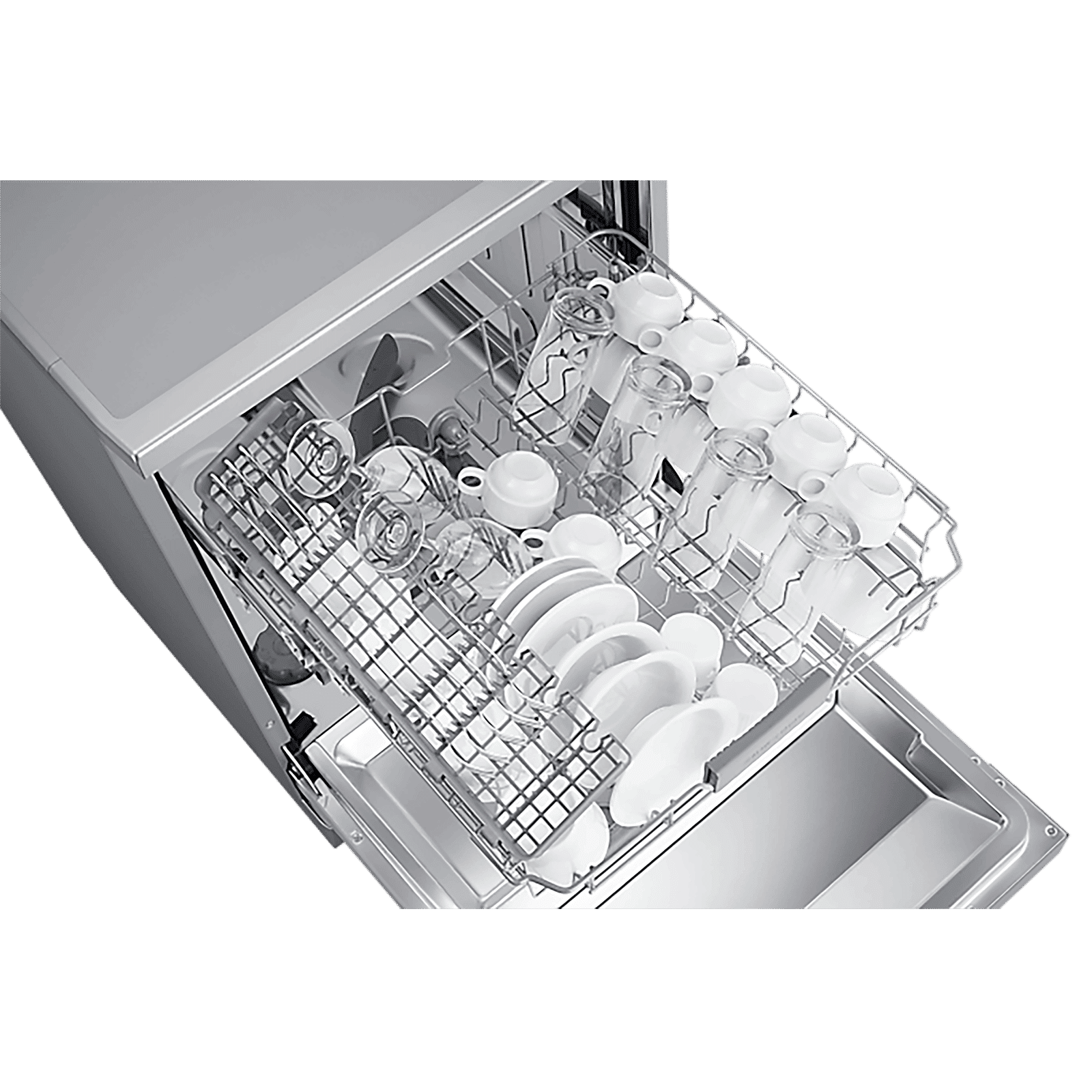 SAMSUNG 13 Place Settings Free Standing Dishwasher with Intensive Wash (Stainless Steel)_9