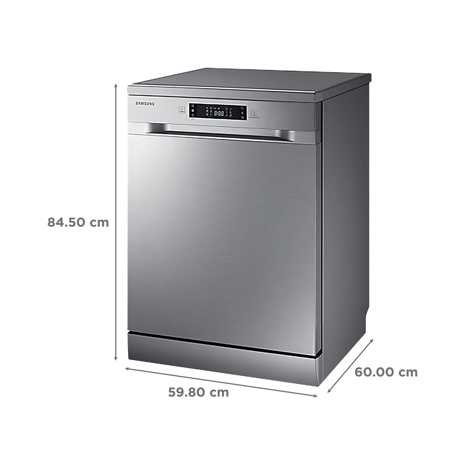 SAMSUNG 13 Place Settings Free Standing Dishwasher with Intensive Wash (Stainless Steel)_2