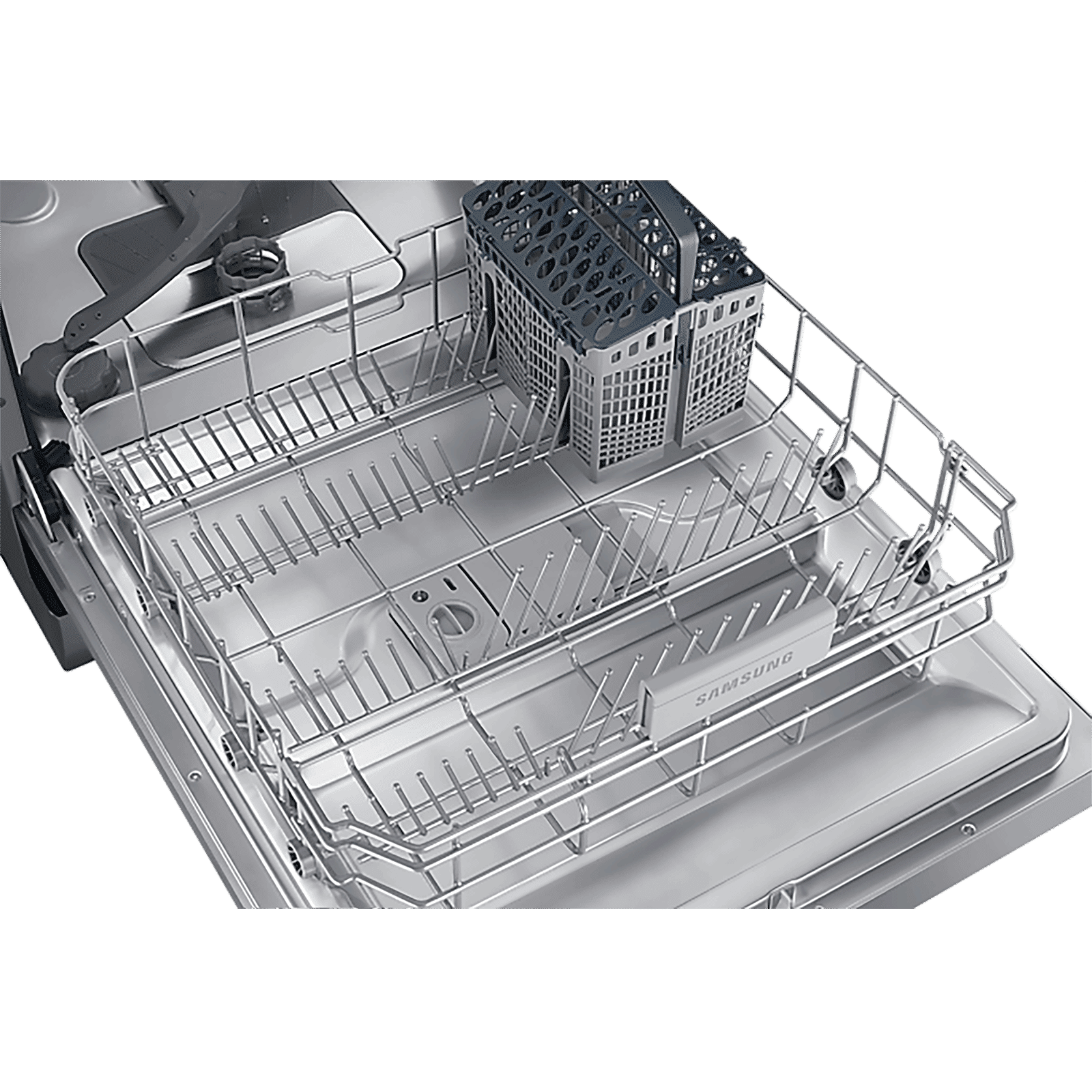 SAMSUNG 13 Place Settings Free Standing Dishwasher with Intensive Wash (Stainless Steel)_8