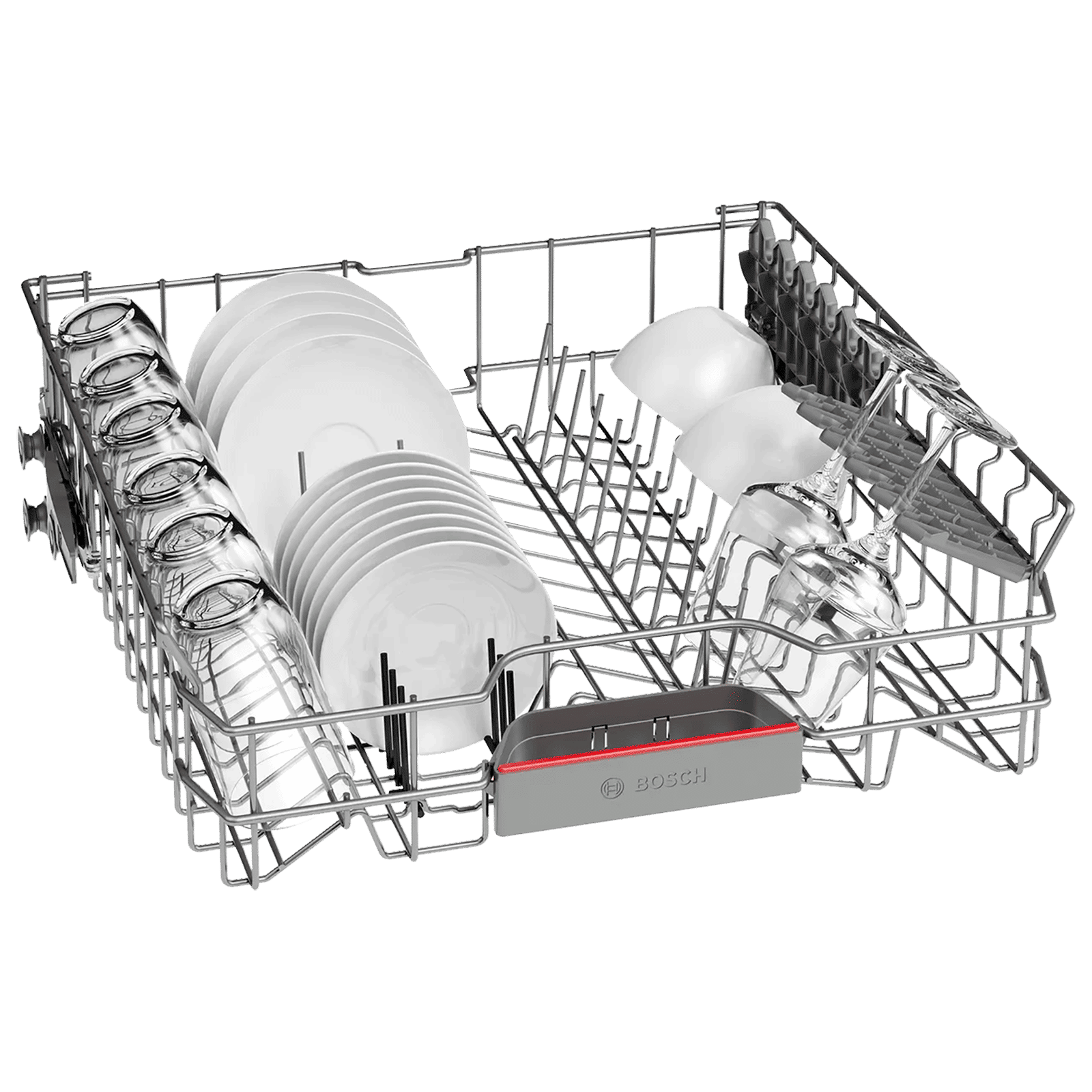 BOSCH Series 6 14 Place Settings Free Standing Dishwasher with Triple Rackmatic System (Silver Inox)_10
