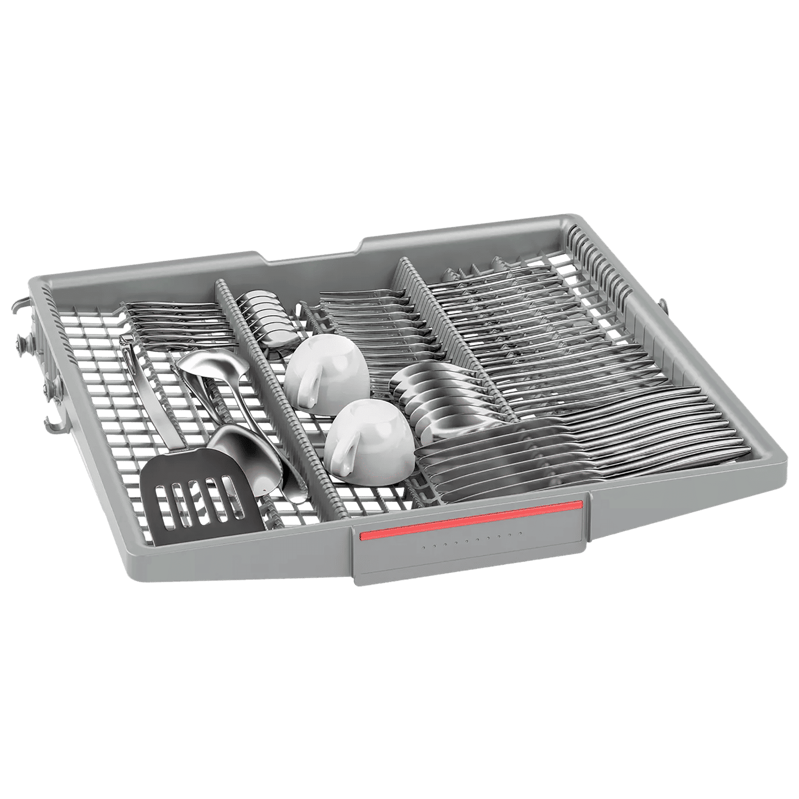 BOSCH Series 6 14 Place Settings Free Standing Dishwasher with Triple Rackmatic System (Silver Inox)_11