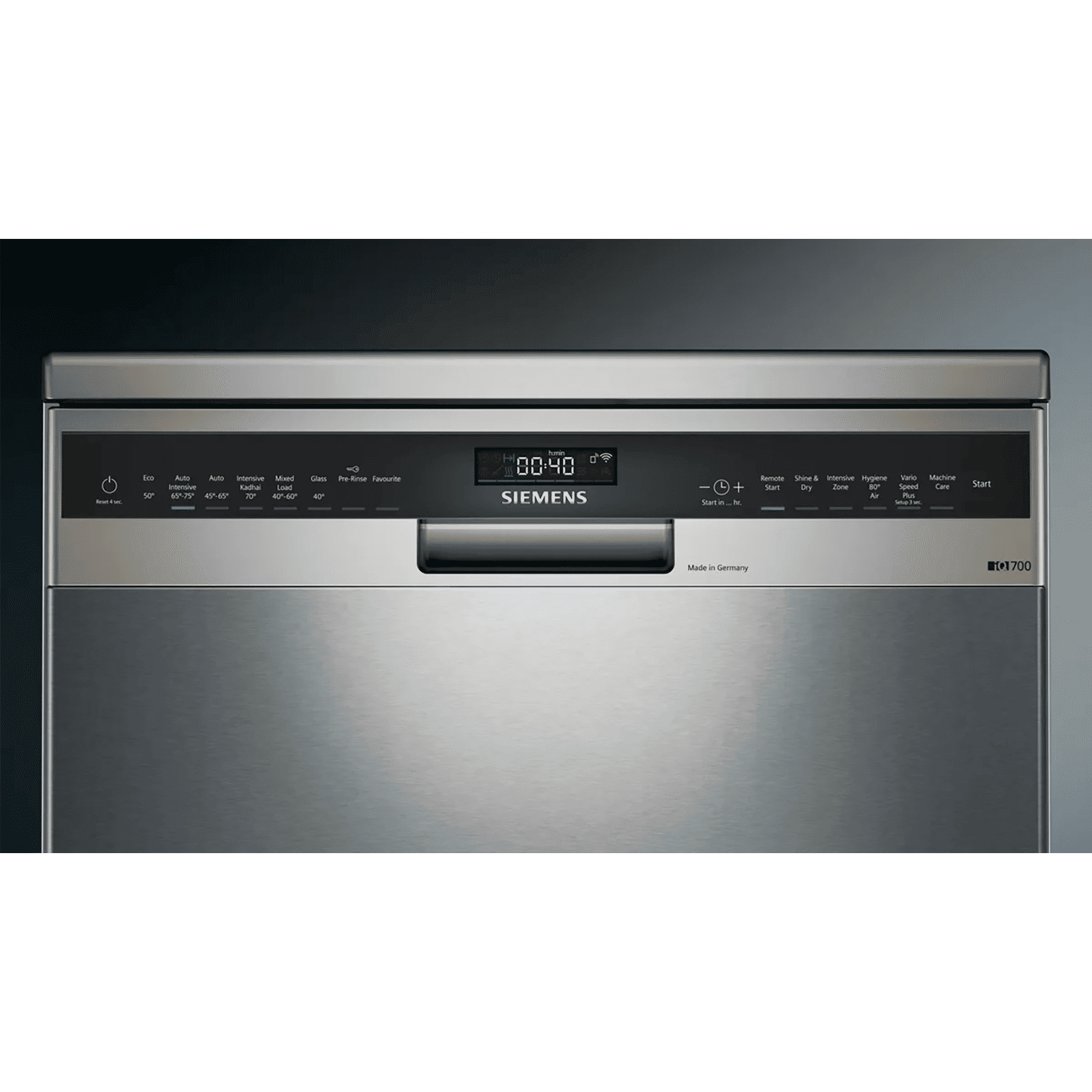 SIEMENS iQ500 14 Place Settings Free Standing Smart Dishwasher with Zeolith Drying Technology (Silver Inox)_2