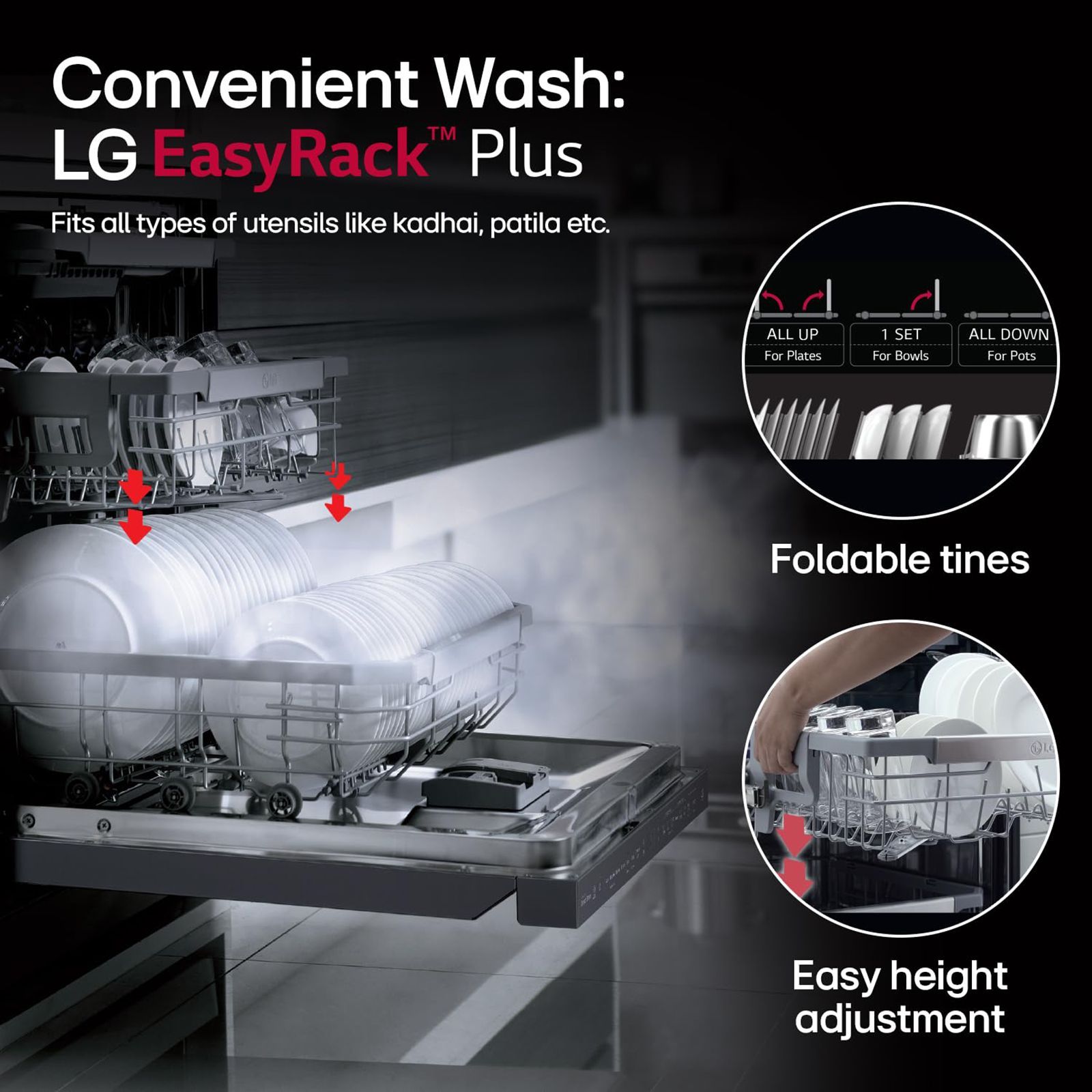 LG DFB424FM 14 Place Settings Free Standing Dishwasher with Inverter Direct Drive (Matt Black) LG DFB424FM 14 Place Settings Free Standing Dishwasher with Inverter Direct Drive (Matt Black)_19