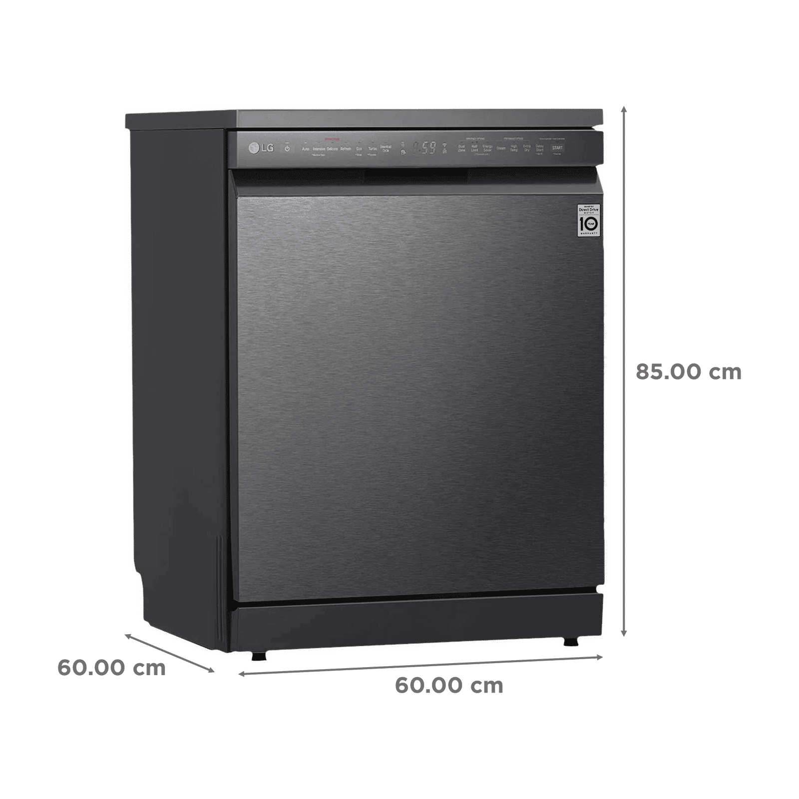 LG DFB424FM 14 Place Settings Free Standing Dishwasher with Inverter Direct Drive (Matt Black) LG DFB424FM 14 Place Settings Free Standing Dishwasher with Inverter Direct Drive (Matt Black)_2