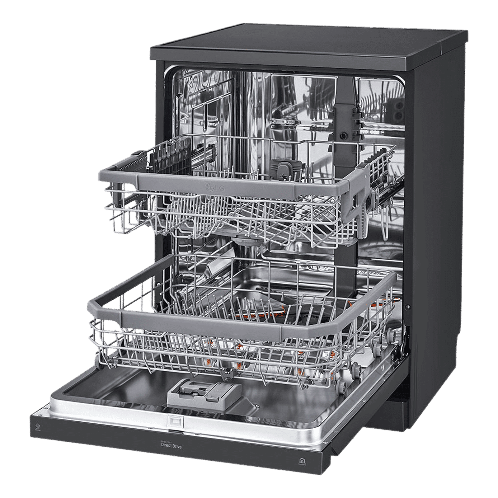 LG DFB424FM 14 Place Settings Free Standing Dishwasher with Inverter Direct Drive (Matt Black) LG DFB424FM 14 Place Settings Free Standing Dishwasher with Inverter Direct Drive (Matt Black)_4