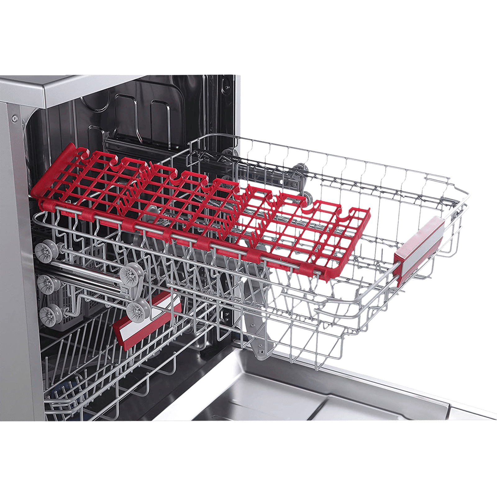 TOSHIBA 14 Place Settings Free Standing Dishwasher with Anti Bacterial Technology (Silver)_8