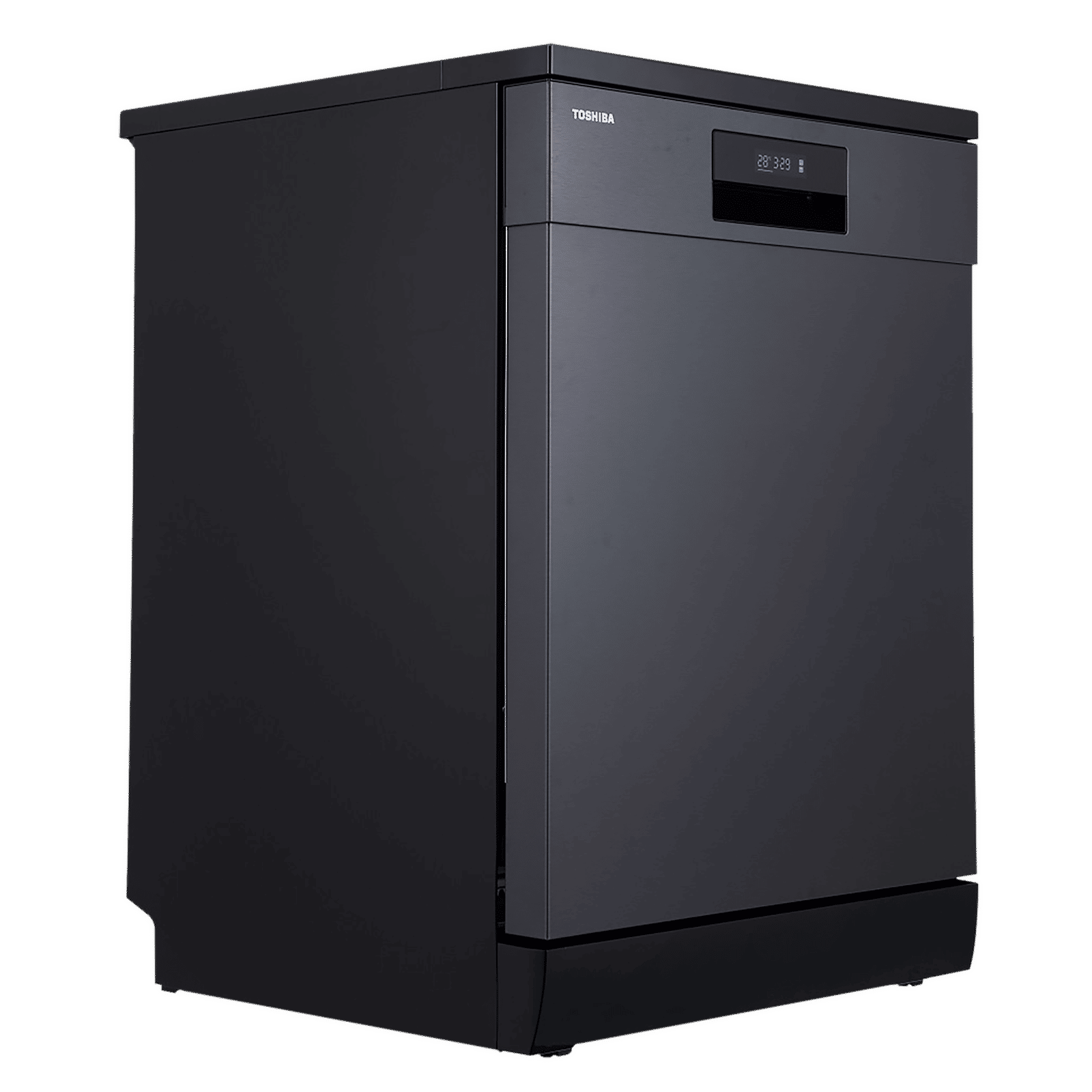TOSHIBA 15 Place Settings Free Standing Dishwasher with Anti Bacterial Technology (Black)_10
