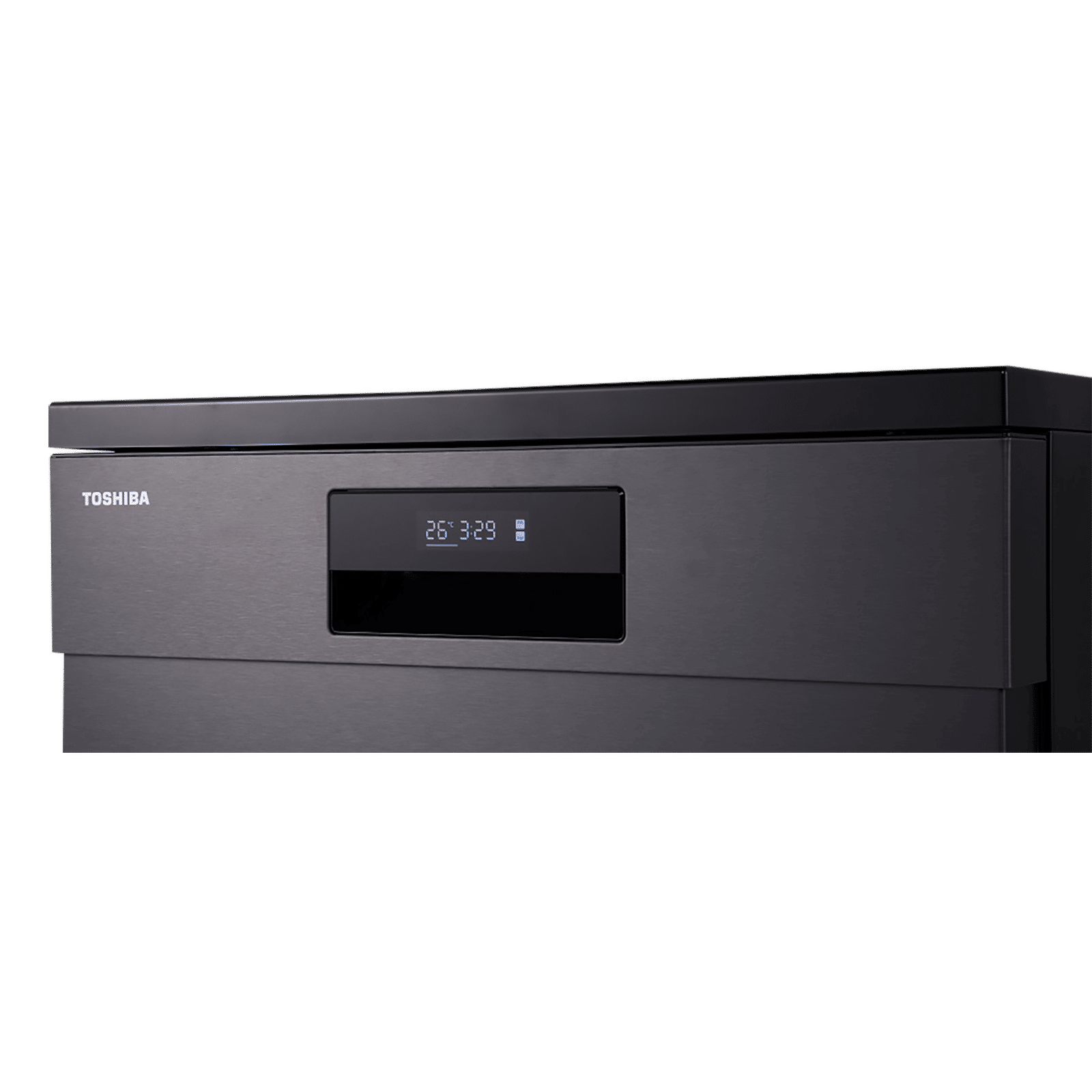 TOSHIBA 15 Place Settings Free Standing Dishwasher with Anti Bacterial Technology (Black)_4