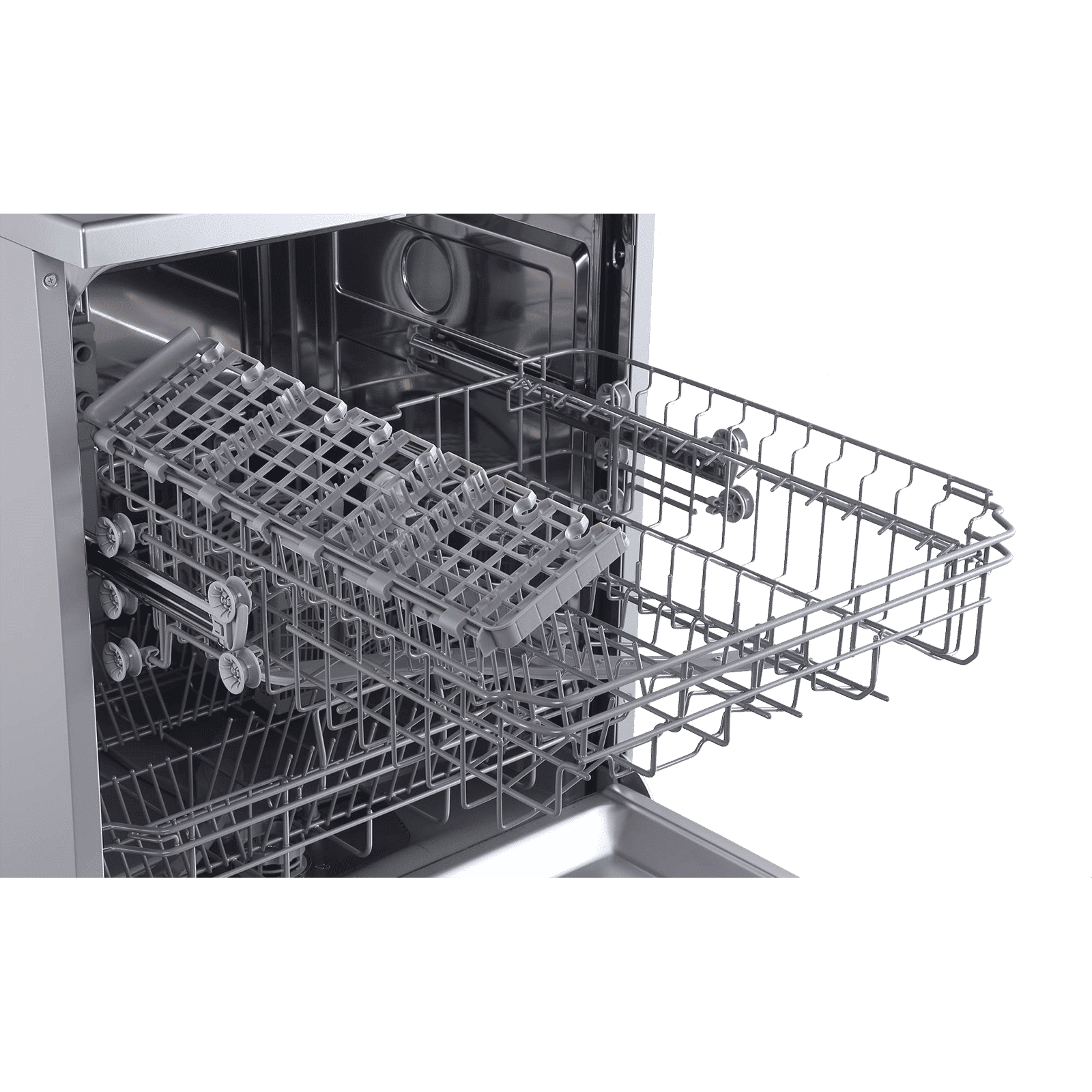 Midea TORRINO 13 Place Settings Free Standing Dishwasher with Intensive Wash Sanitization (Silver)_14