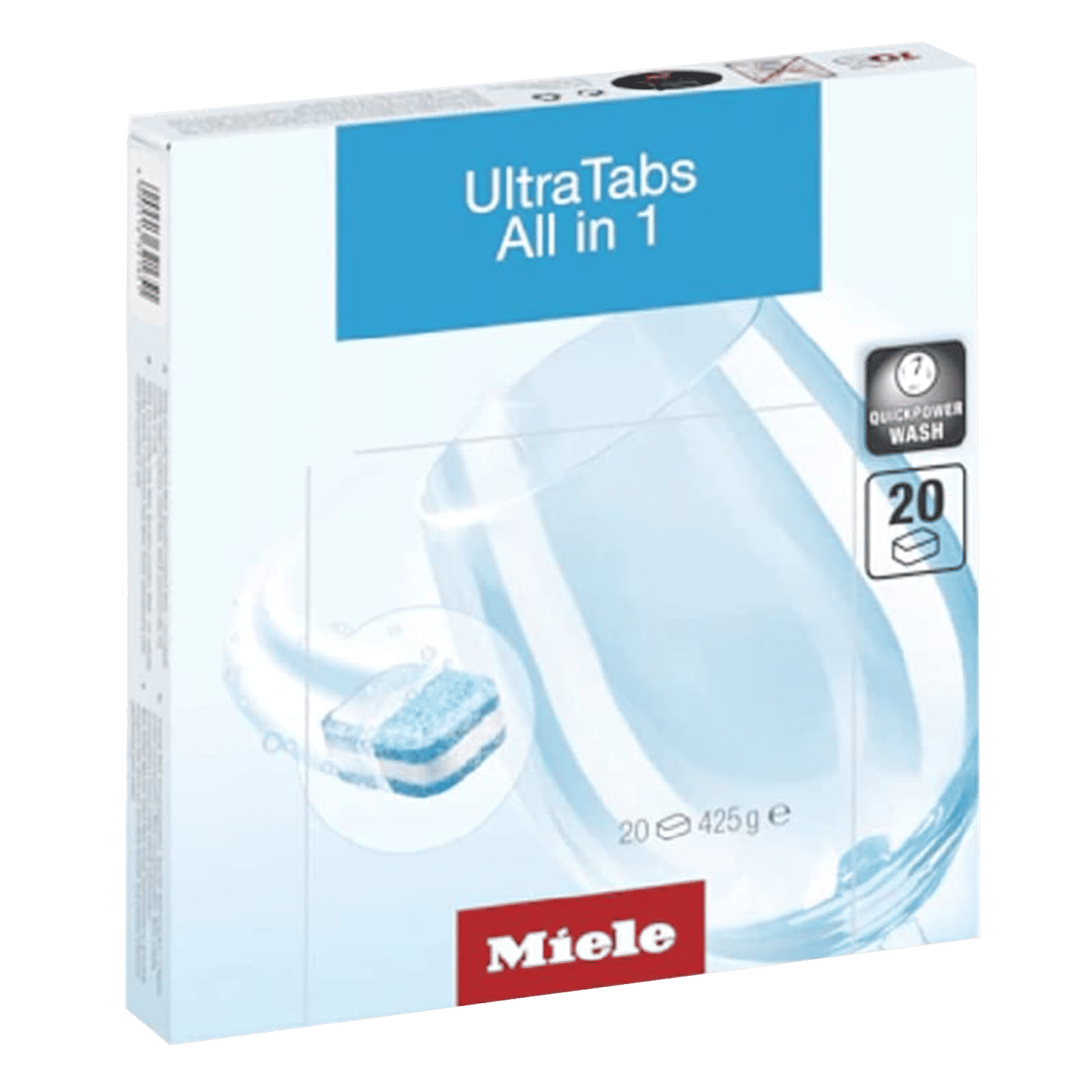 Miele Ultra Cleaning Detergent For Dishwasher (20 Tablets, 21995528, White)_1