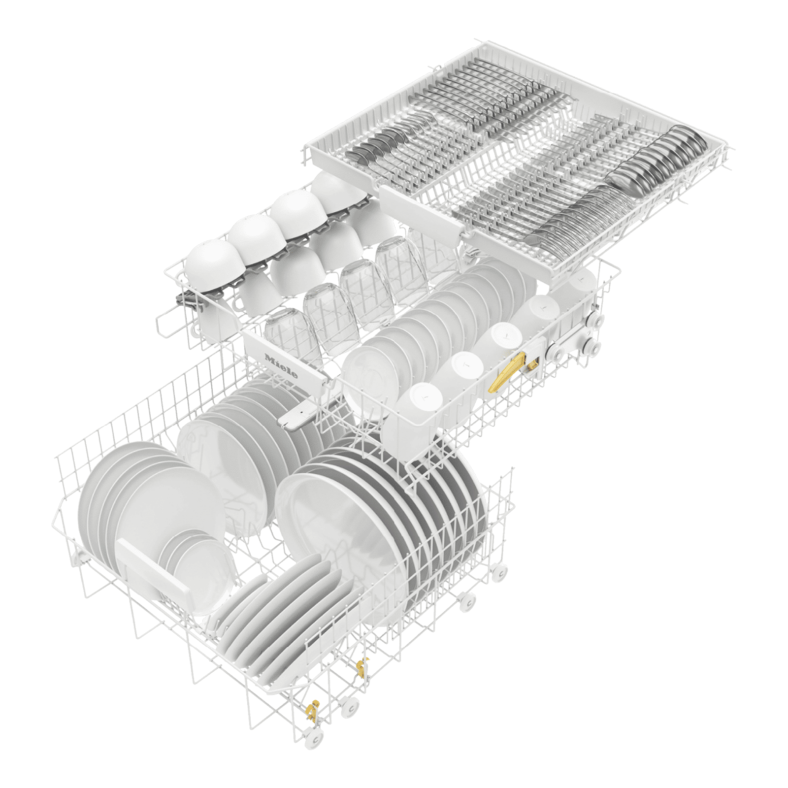 Miele G 5050 SCVi Active 14 Place Settings Free Standing Dishwasher with Eco Power Technology (Stainless Steel)_5