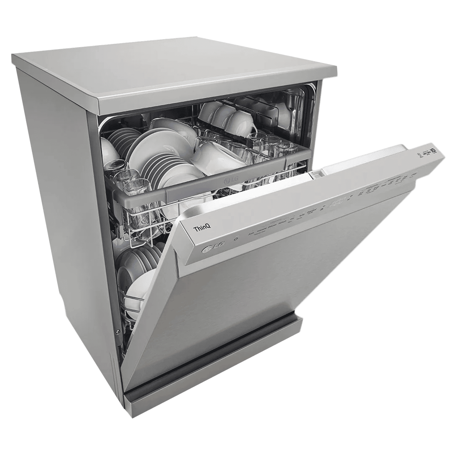 LG 14 Place Settings Free Standing Dishwasher with Inverter Direct Drive (Silver)_15