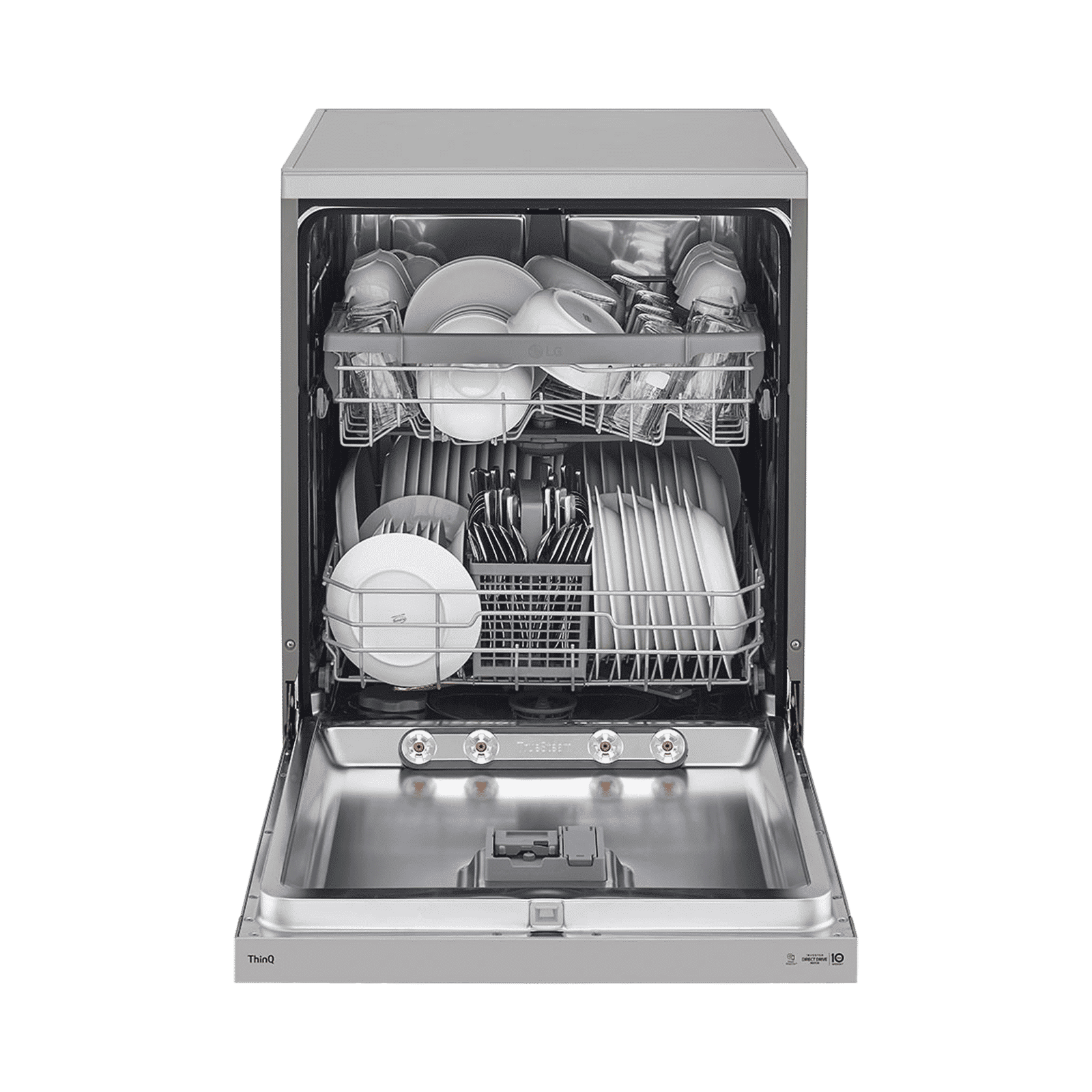 LG 14 Place Settings Free Standing Dishwasher with Inverter Direct Drive (Silver)_5
