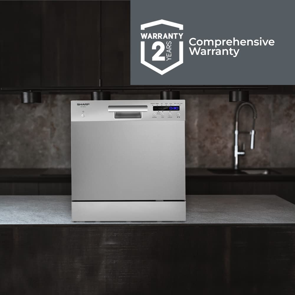 SHARP 8 Place Settings Free Standing Dishwasher with Ultra Hygiene Technology (Inox) SHARP 8 Place Settings Free Standing Dishwasher with Ultra Hygiene Technology (Inox)_10