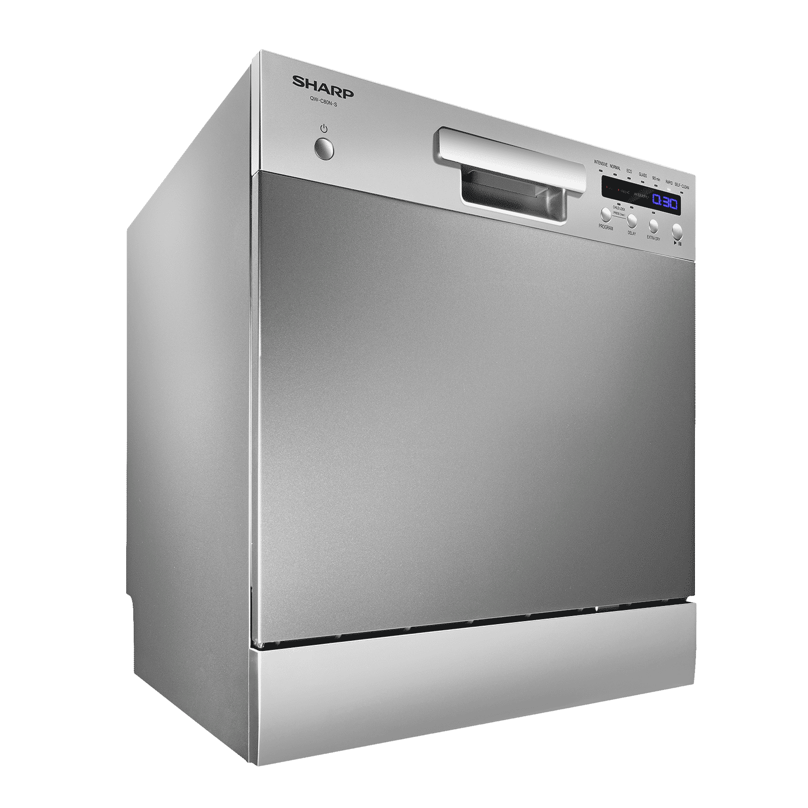 SHARP 8 Place Settings Free Standing Dishwasher with Ultra Hygiene Technology (Inox) SHARP 8 Place Settings Free Standing Dishwasher with Ultra Hygiene Technology (Inox)_12