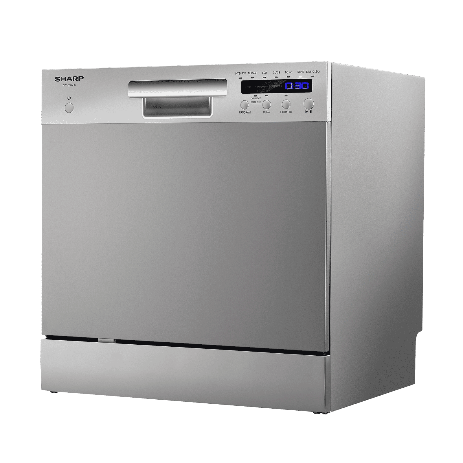 SHARP 8 Place Settings Free Standing Dishwasher with Ultra Hygiene Technology (Inox) SHARP 8 Place Settings Free Standing Dishwasher with Ultra Hygiene Technology (Inox)_17