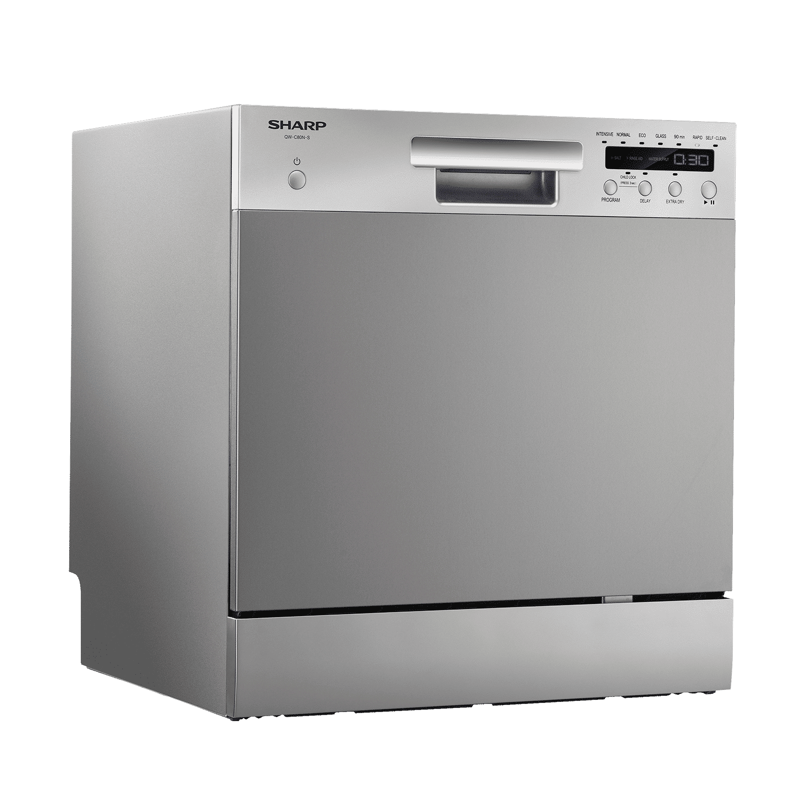 SHARP 8 Place Settings Free Standing Dishwasher with Ultra Hygiene Technology (Inox) SHARP 8 Place Settings Free Standing Dishwasher with Ultra Hygiene Technology (Inox)_18