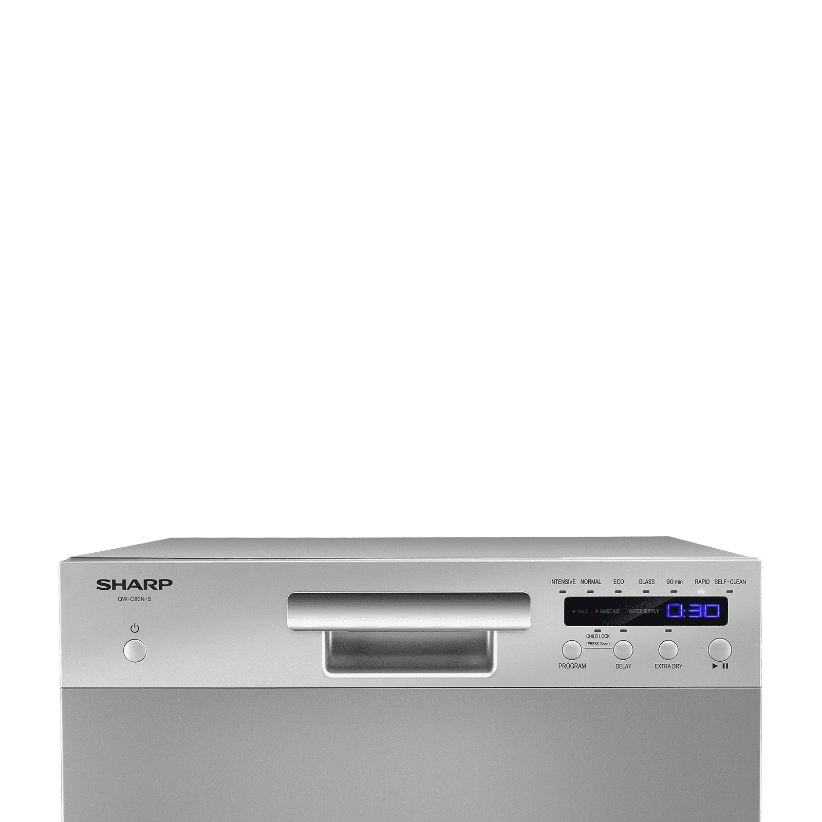 SHARP 8 Place Settings Free Standing Dishwasher with Ultra Hygiene Technology (Inox) SHARP 8 Place Settings Free Standing Dishwasher with Ultra Hygiene Technology (Inox)_4