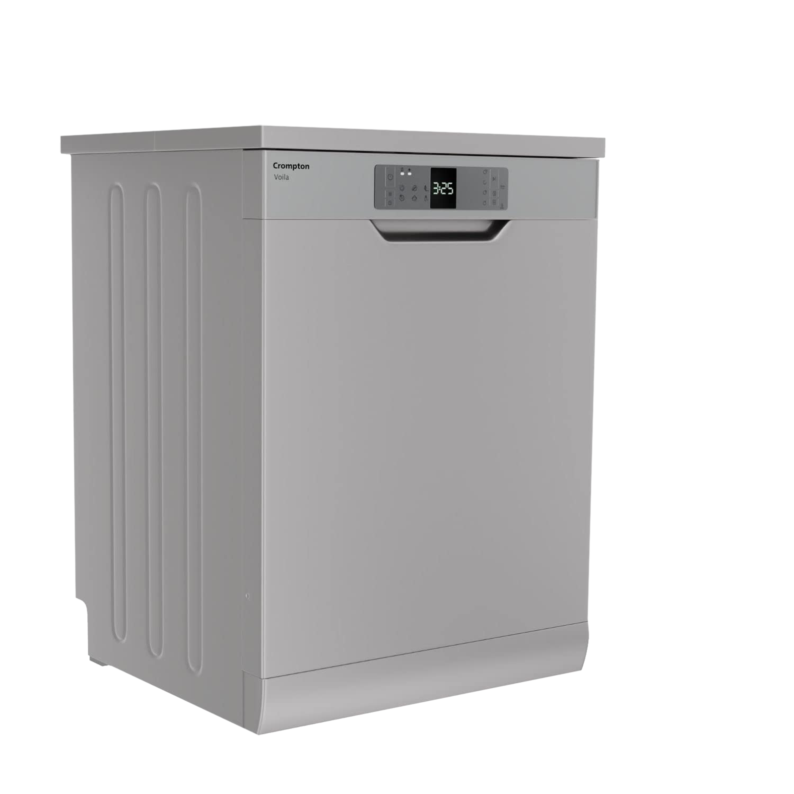 Crompton Voila 12 Place Settings Free Standing Dishwasher with Super Active Drying System (Dark Silver)_8